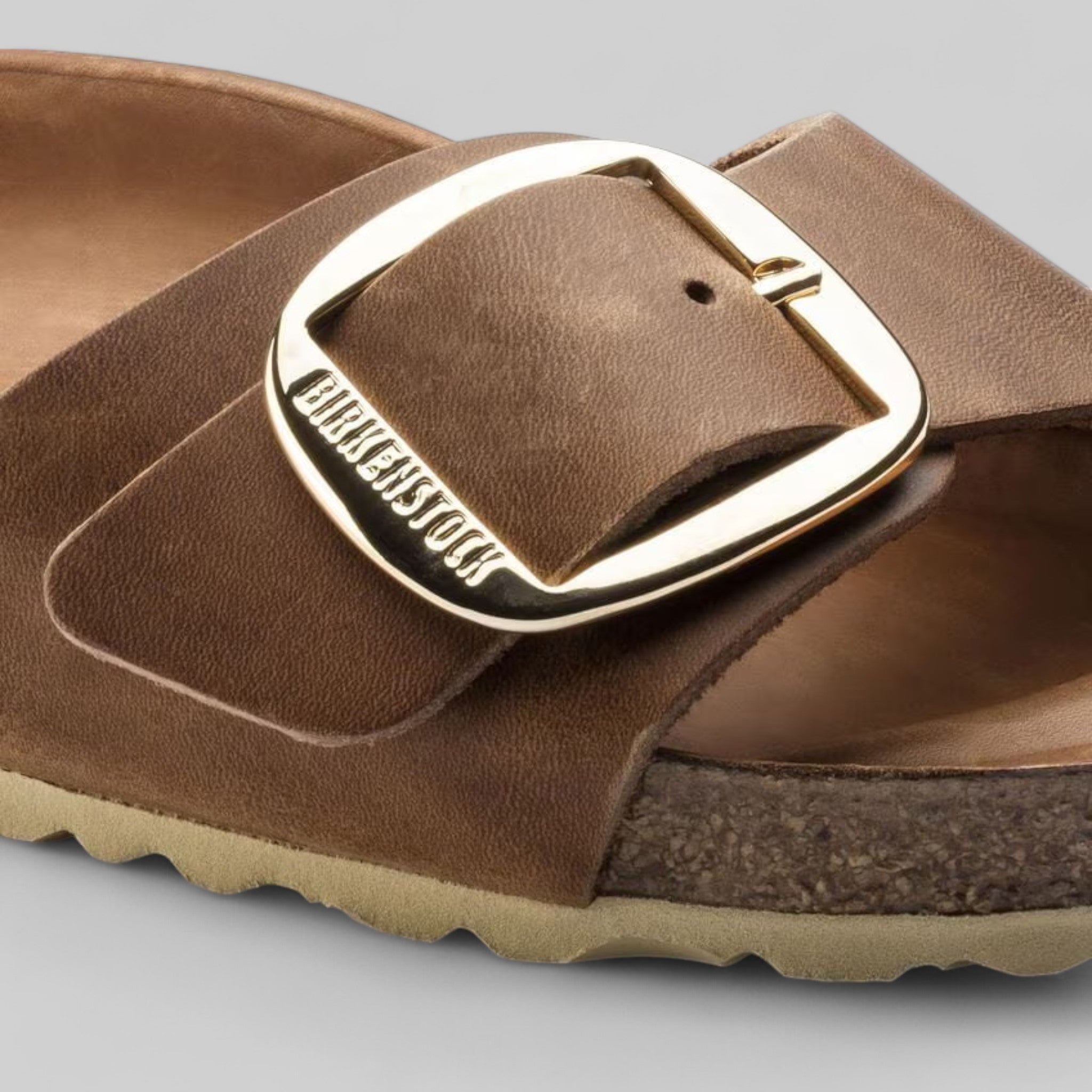 1006525 MADRID BIG BUCKLE COGNAC OILED LEATHER