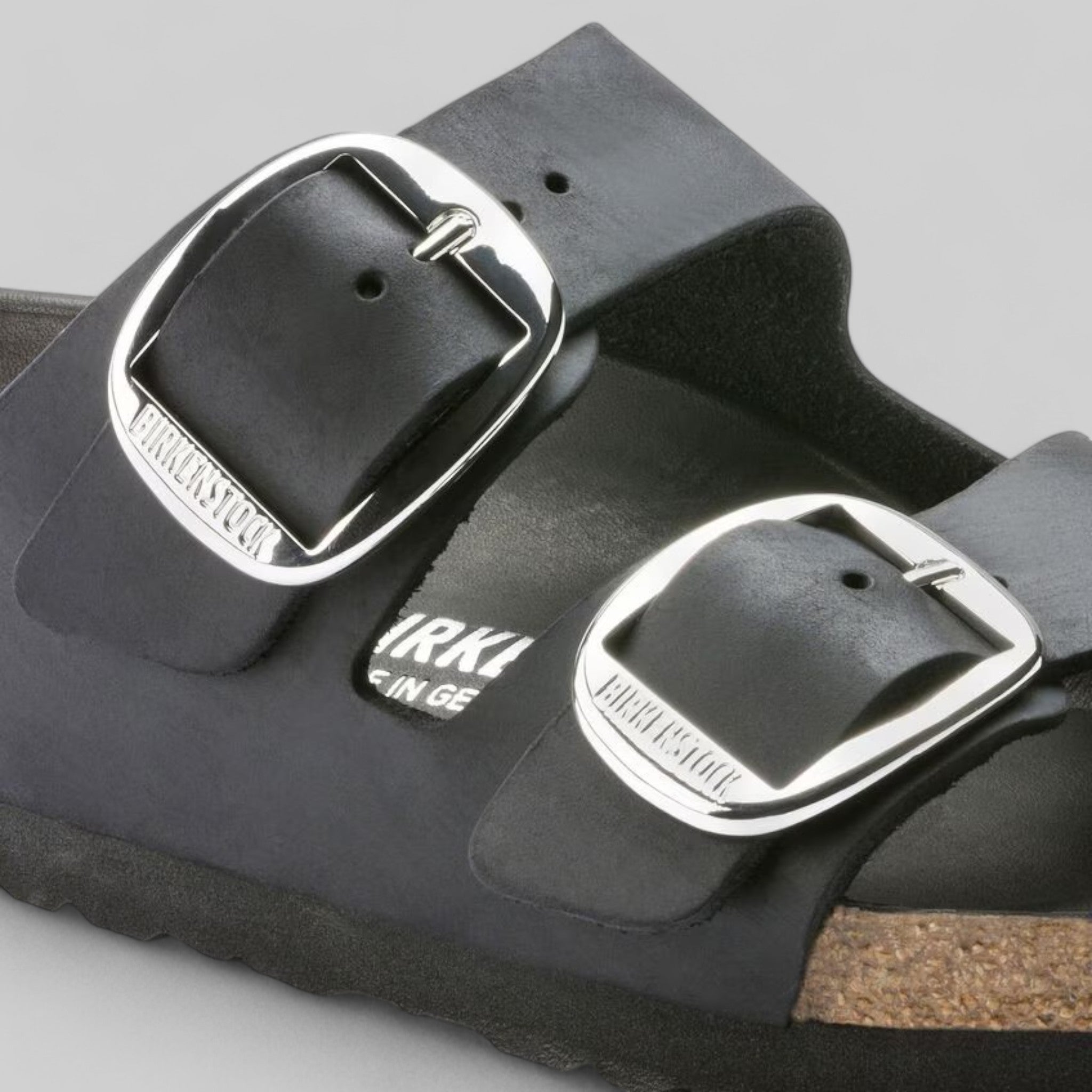 1011075 ARIZONA BIG BUCKLE BLACK OILED LEATHER