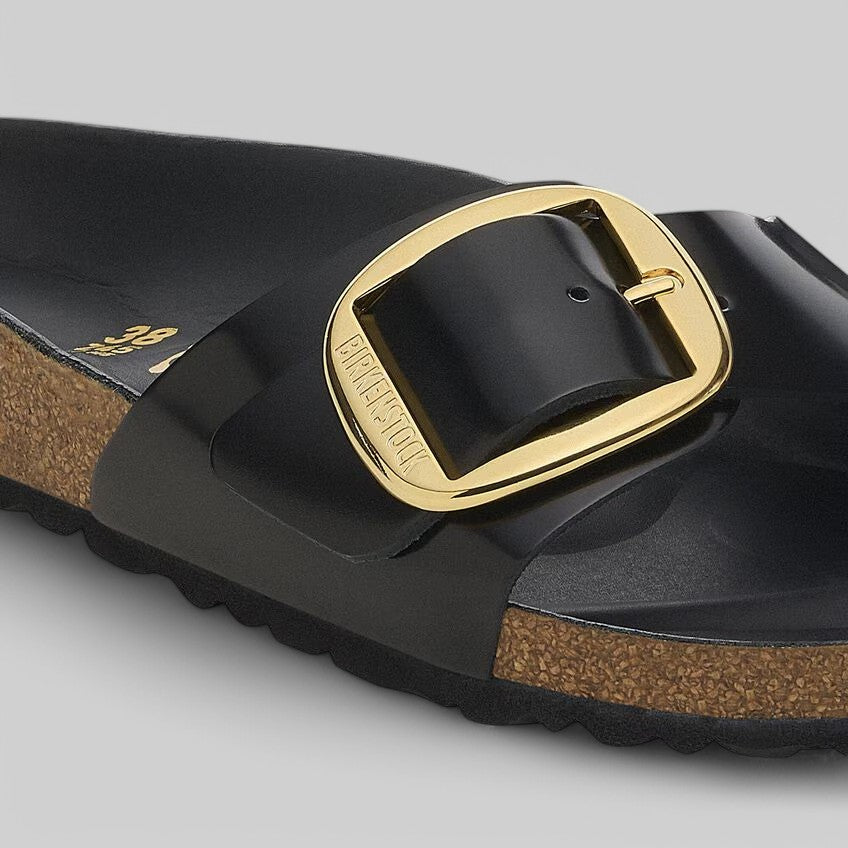 1022650 MADRID BIG BUCKLE SHINE BLACK NATURAL LEATHER