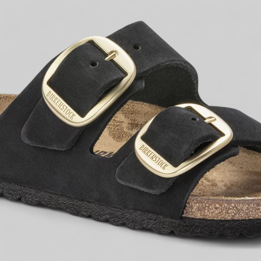 1023290 ARIZONA BIG BUCKLE BLACK NUBUCK LEATHER