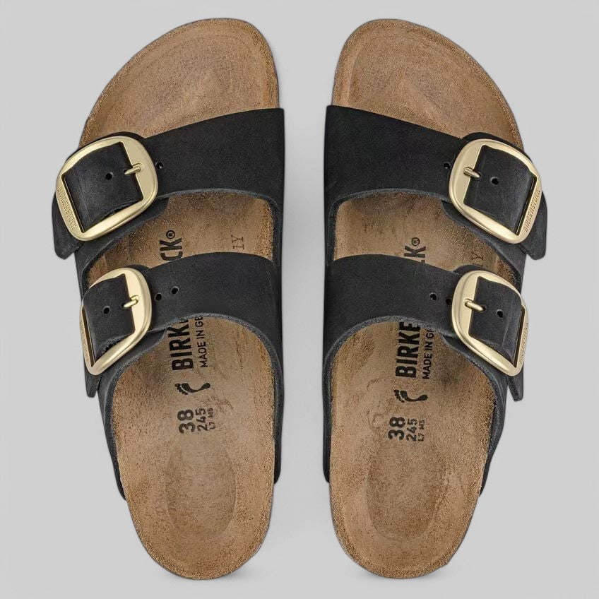 1023290 ARIZONA BIG BUCKLE BLACK NUBUCK LEATHER