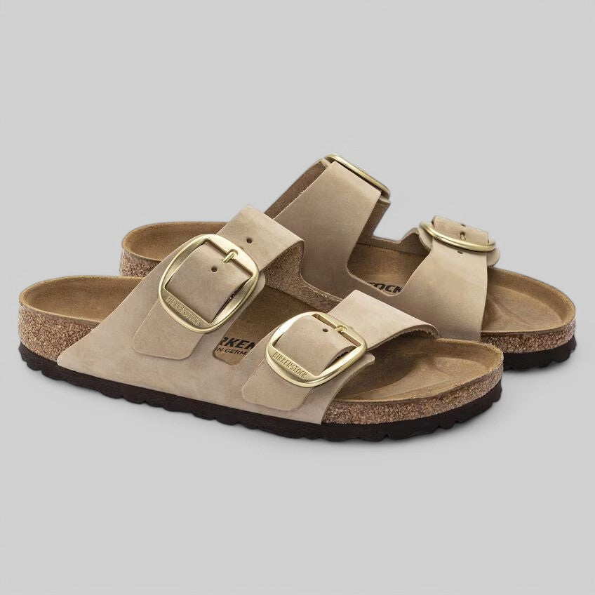 1024064 ARIZONA BIG BUCKLE SANDCASTLE NUBUCK LEATHER