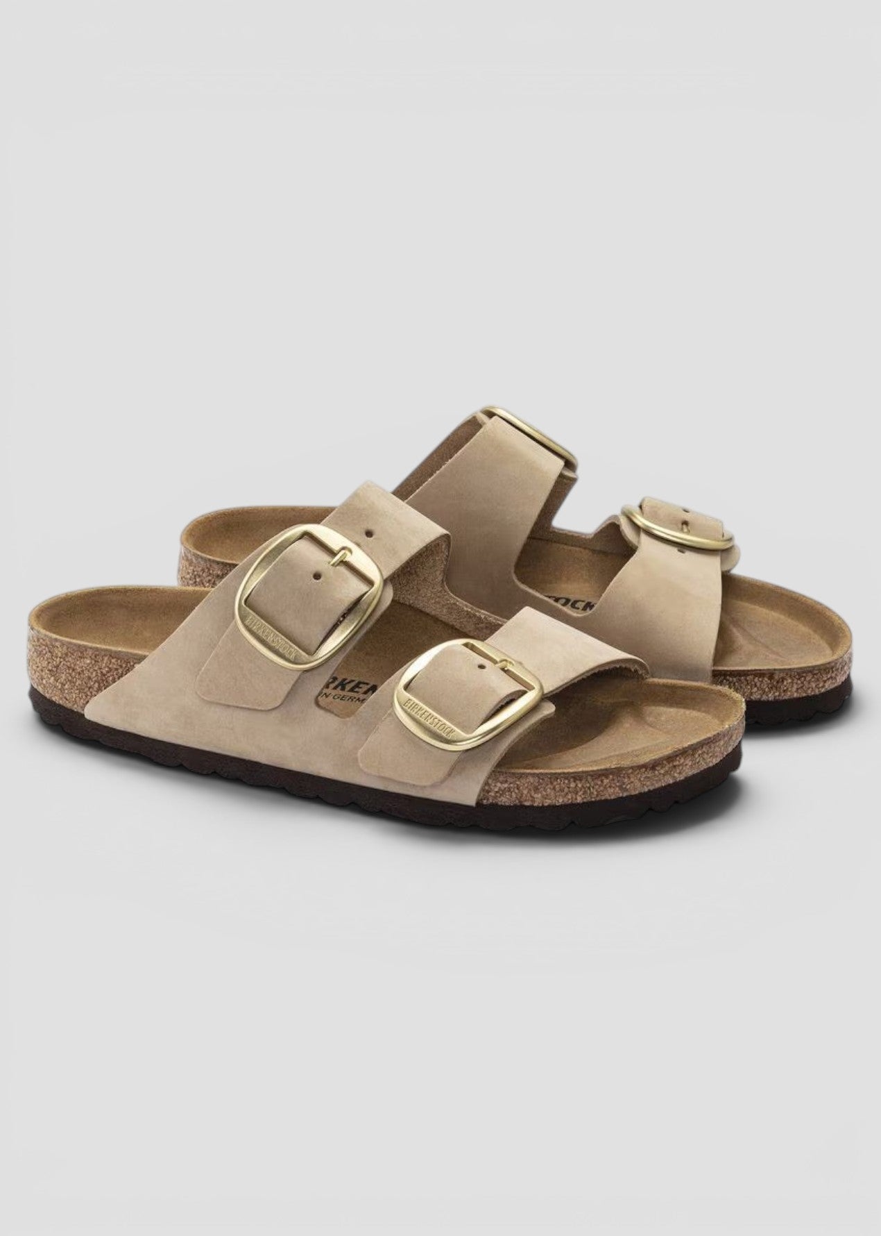 1024064 ARIZONA BIG BUCKLE SANDCASTLE NUBUCK LEATHER