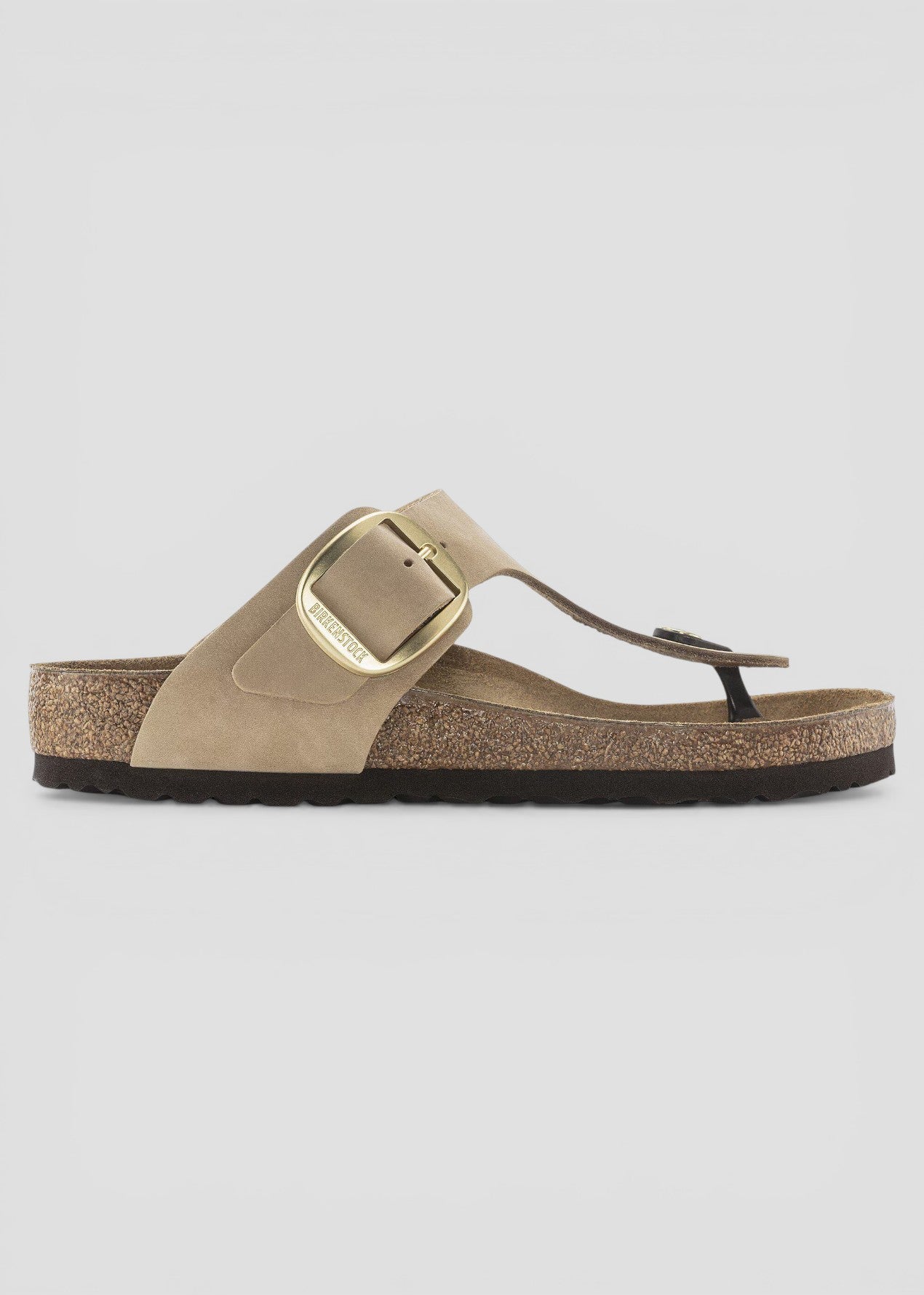 1023966 GIZEH DONNA BIG BUCKLE SANDCASTLE NUBUCK LEATHER