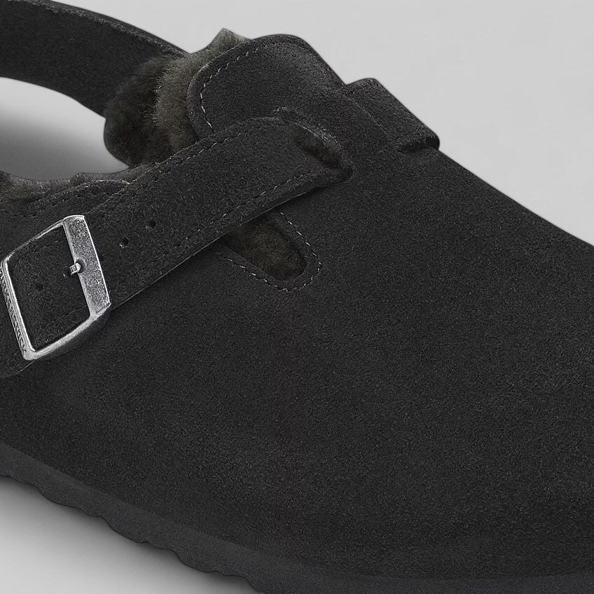 1028328 TOKIO PELLE SCAMOSCIATA/PELLICCIA - BLACK