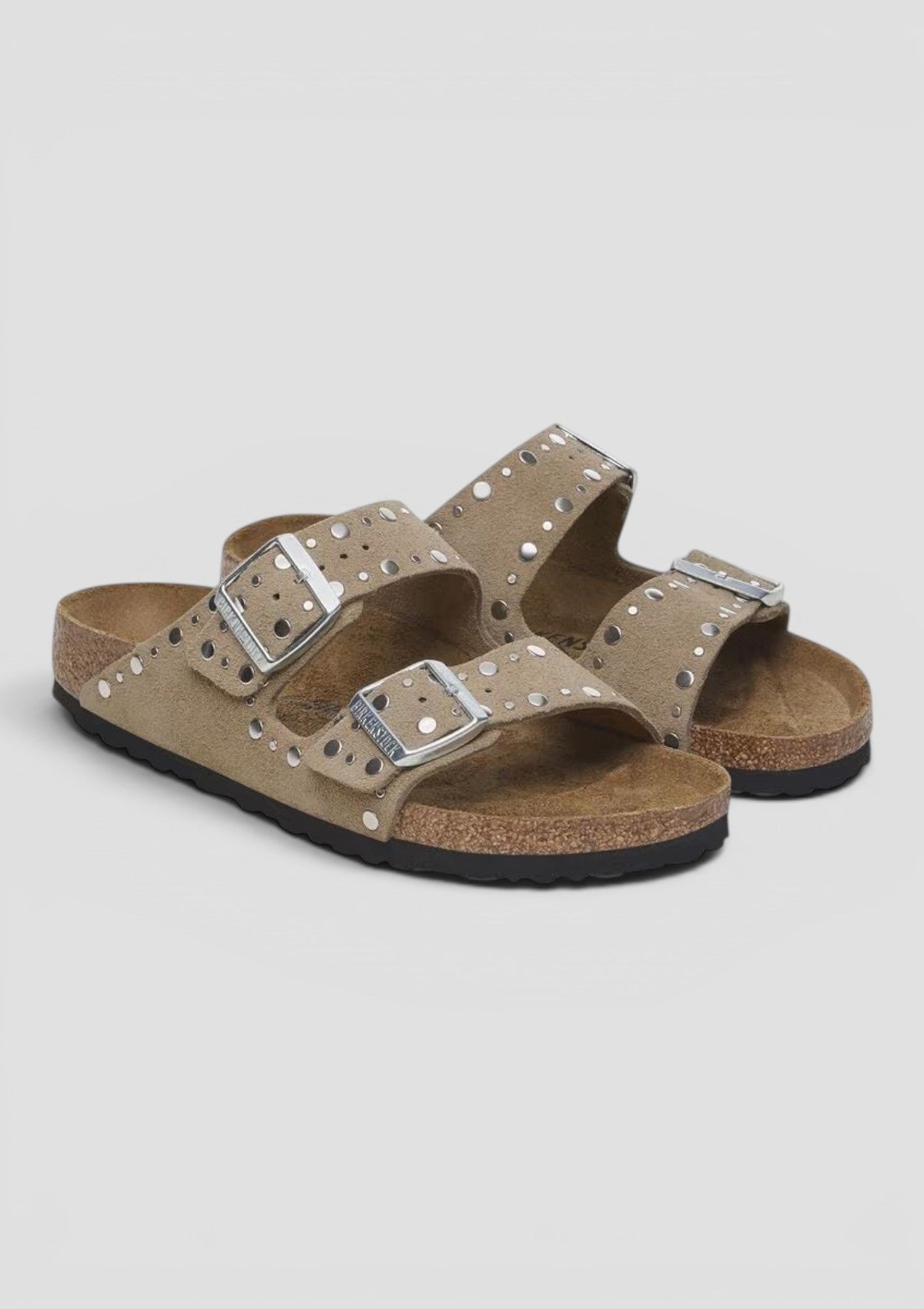 1029390 ARIZONA RIVET TAUPE SUEDE LEATHER