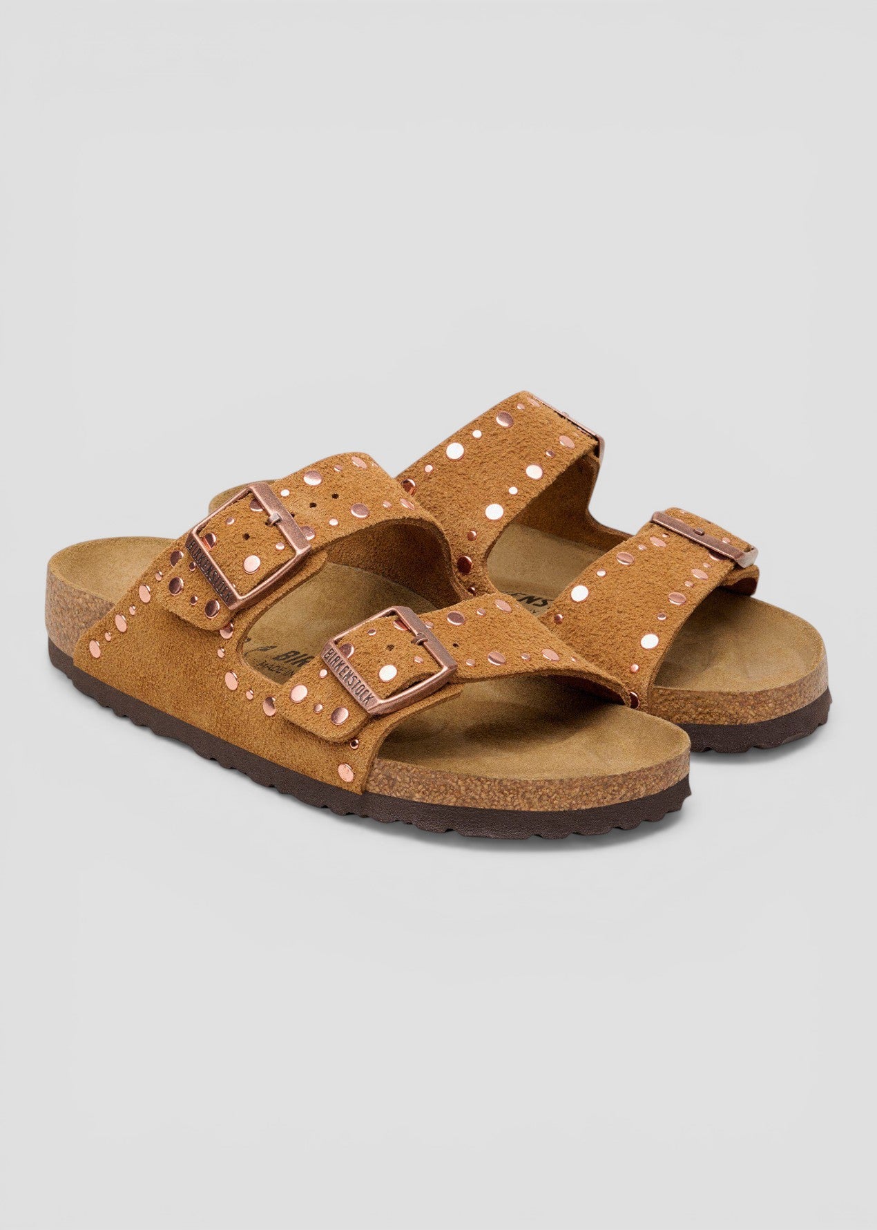 1031731 ARIZONA DONNA RIVET MINK SUEDE LEATHER