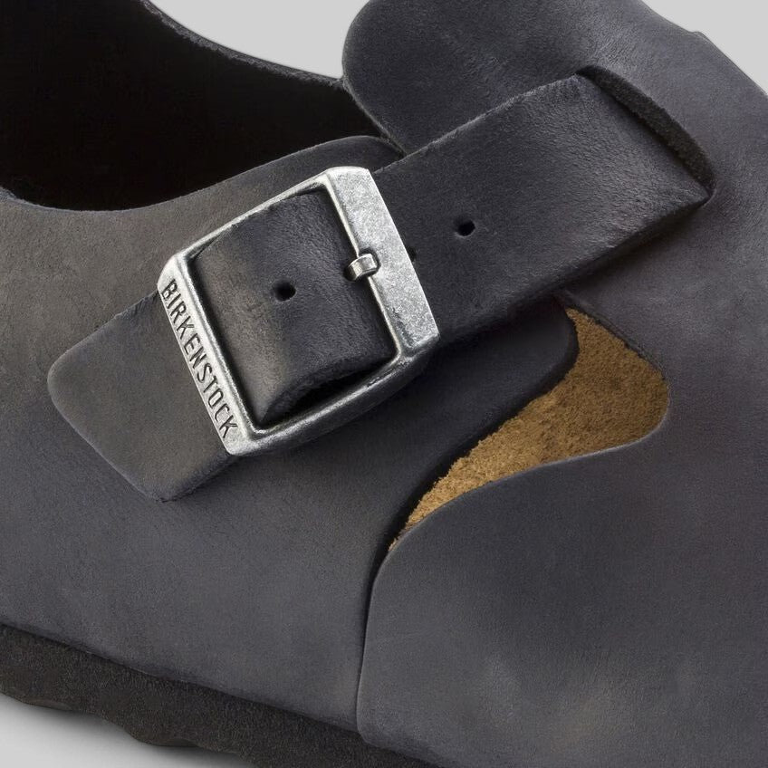 0166543 LONDON BLACK OILED LEATHER