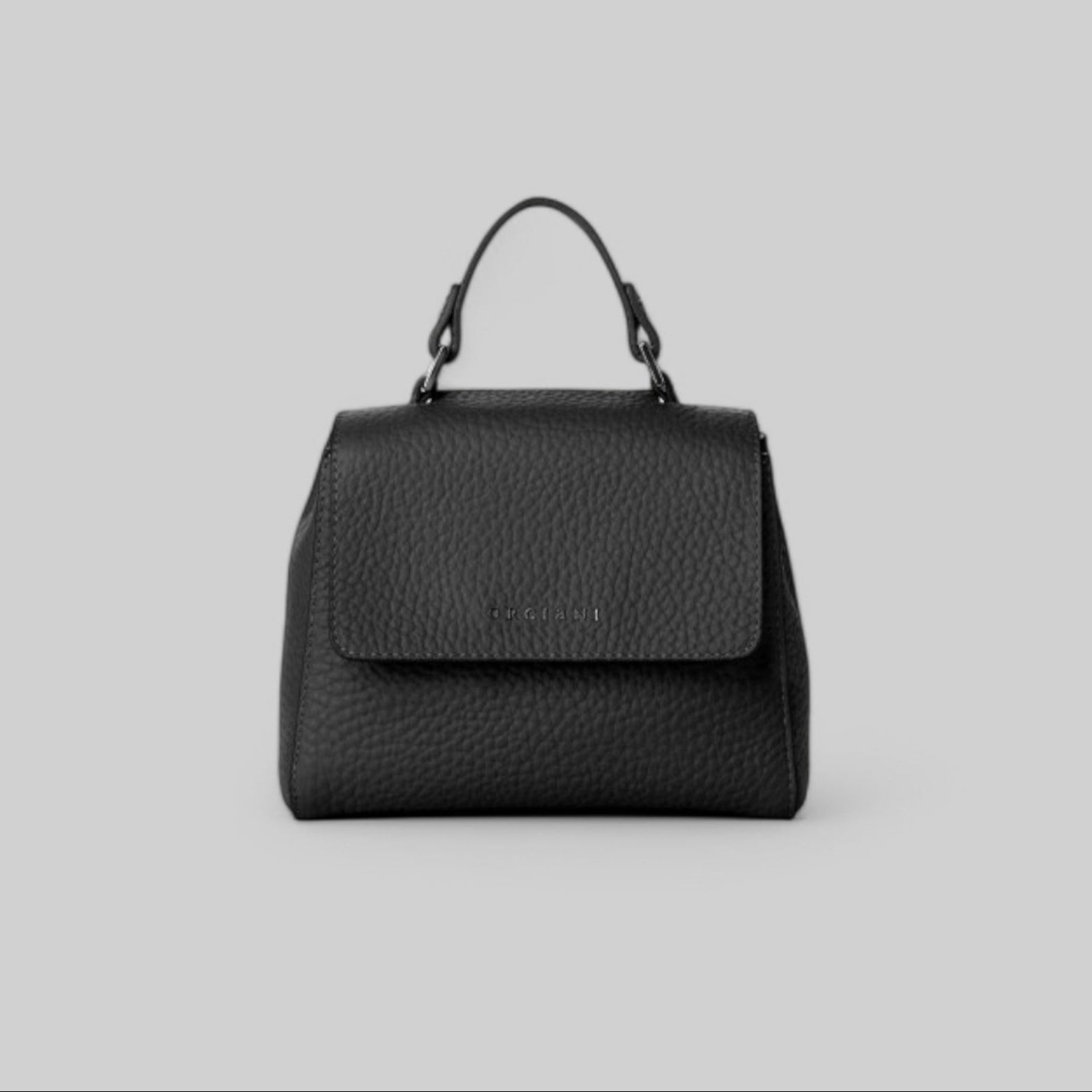 B02019-SOF BOORSA SVEVA SOFT MINI A MANO IN PELLE CON TRACOLLA COL. NERO