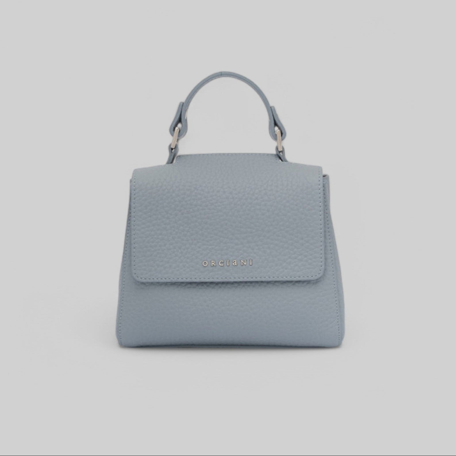 B02019-SOF BOORSA SVEVA SOFT MINI A MANO IN PELLE CON TRACOLLA COL. POLVERE