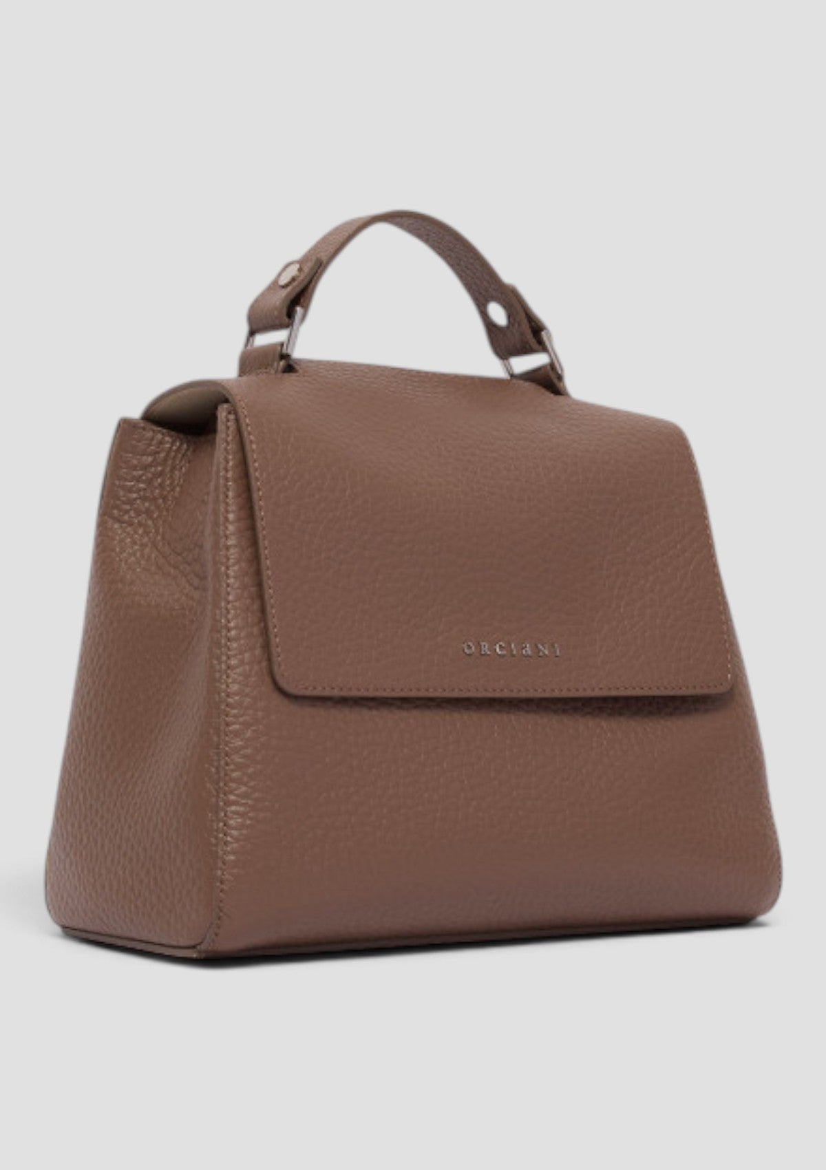 B01999-SOF BORSA SVEVA SOFT PICCOLA A MANO VISONE