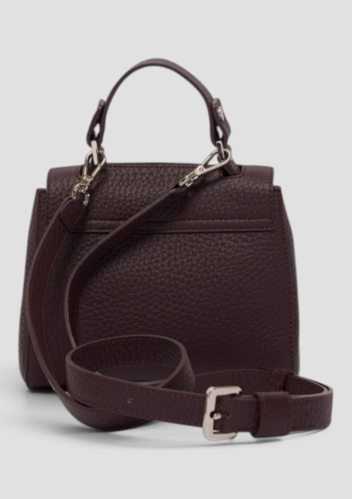 B02019-SOF BORSA SVEVA SOFT MINI A MANO BURGUNDY