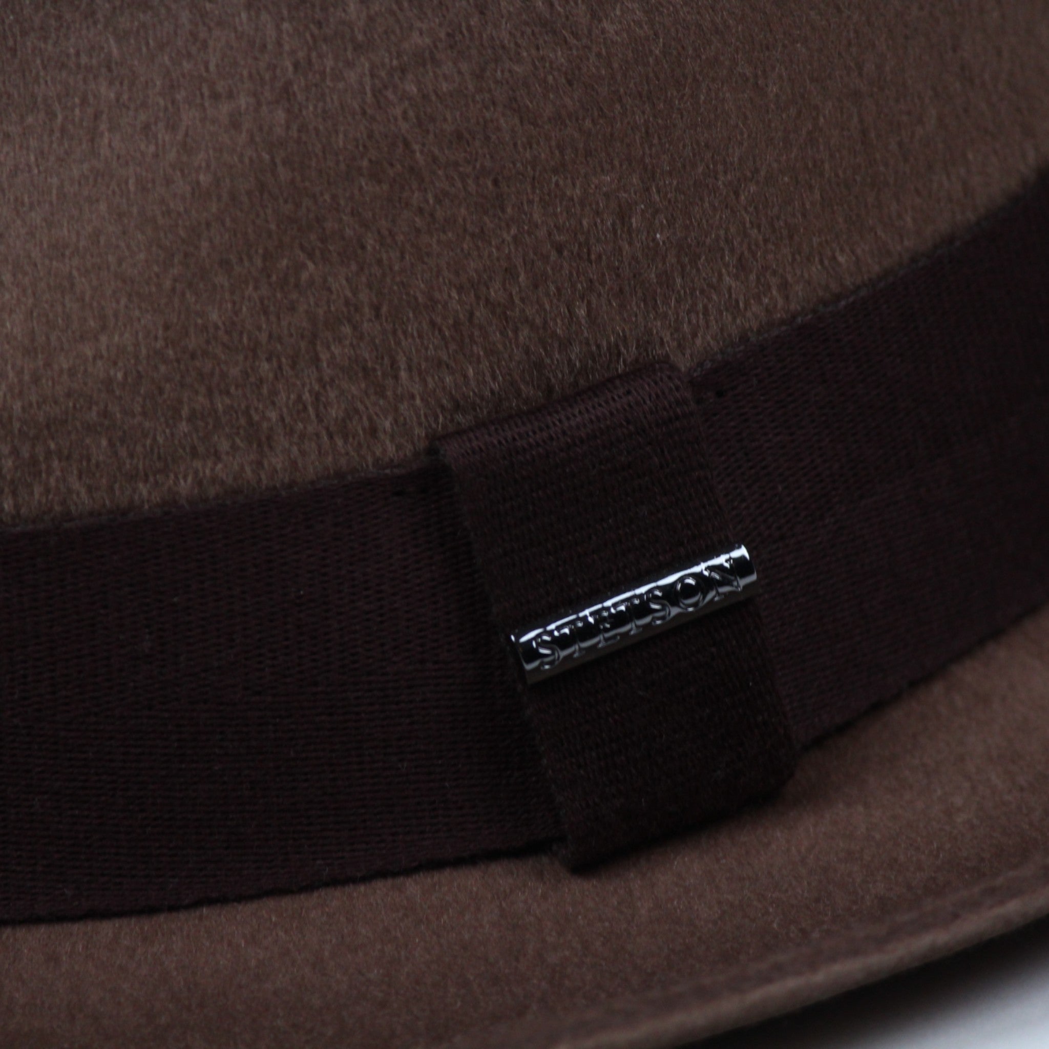 CAPPELLO FEDORA CASTAGNO 67 IN FELTRO DI LANA CAMOSCIO