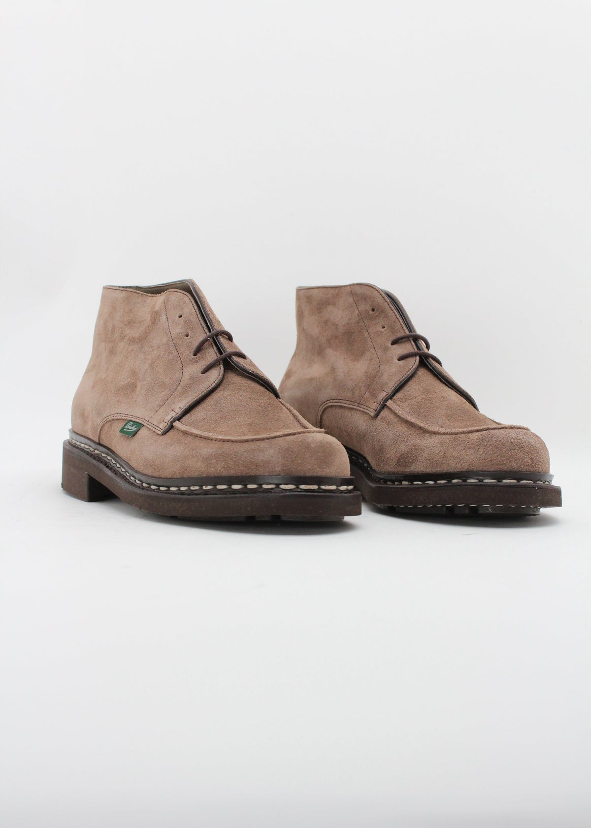 232548 CHAMBORD MID DERBY UOMO IN SUEDE TAUPE