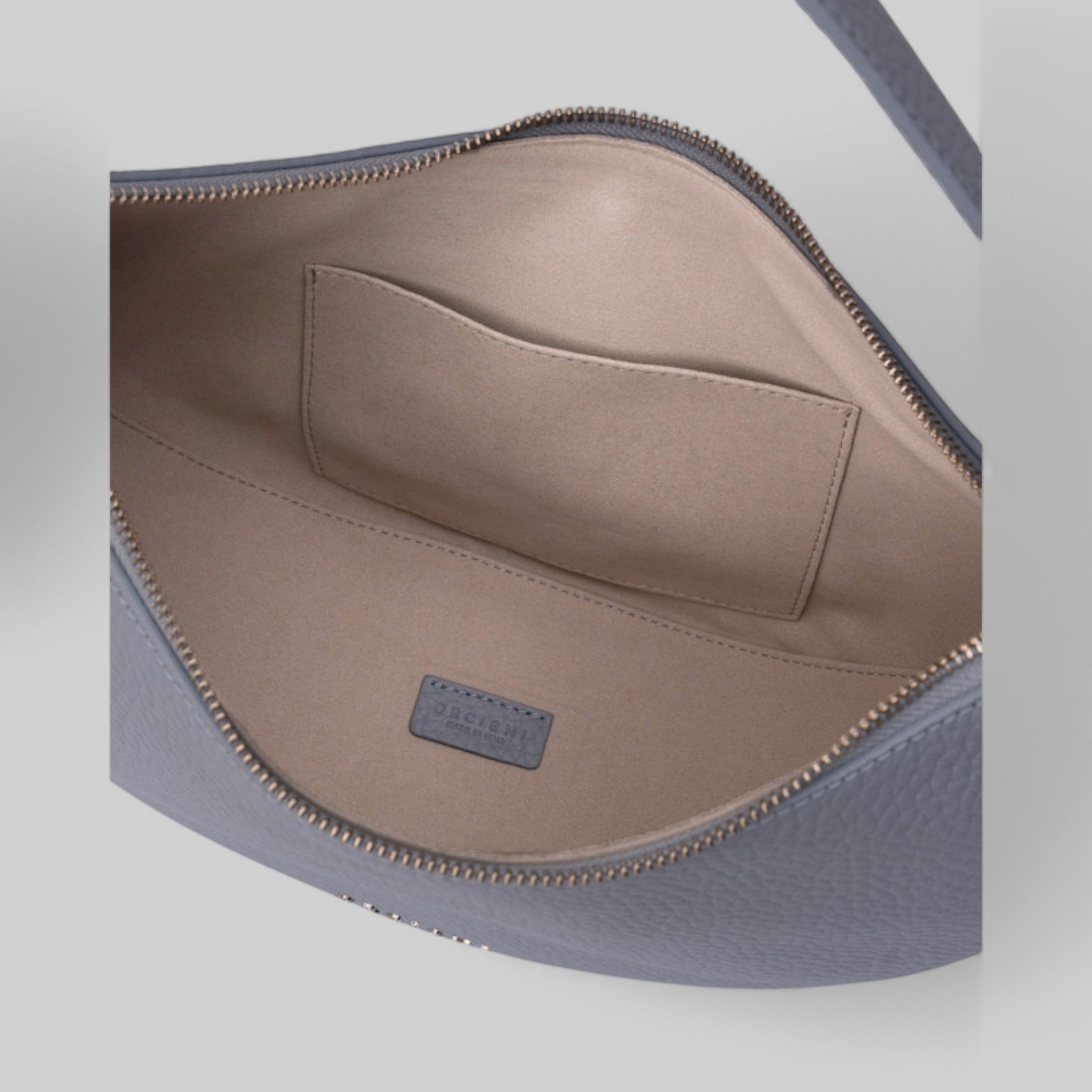 B02183-SOF BORSA DUMPLING M SOFT COL. POLVERE