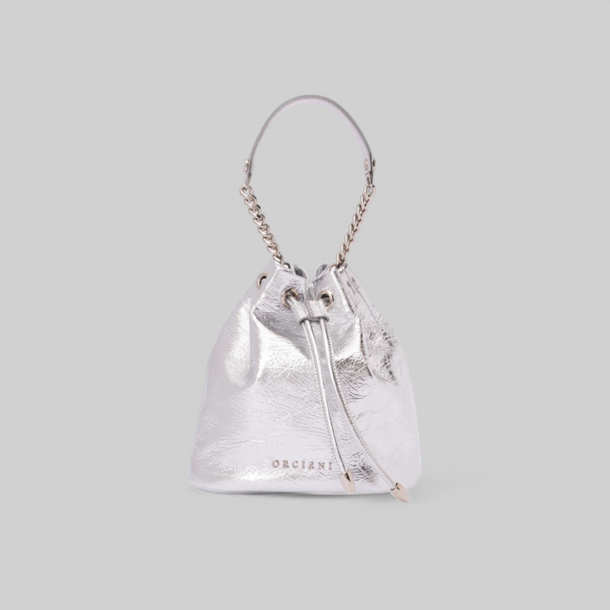 SD0186-MET BORSA NEST METAL COL.ARGENTO