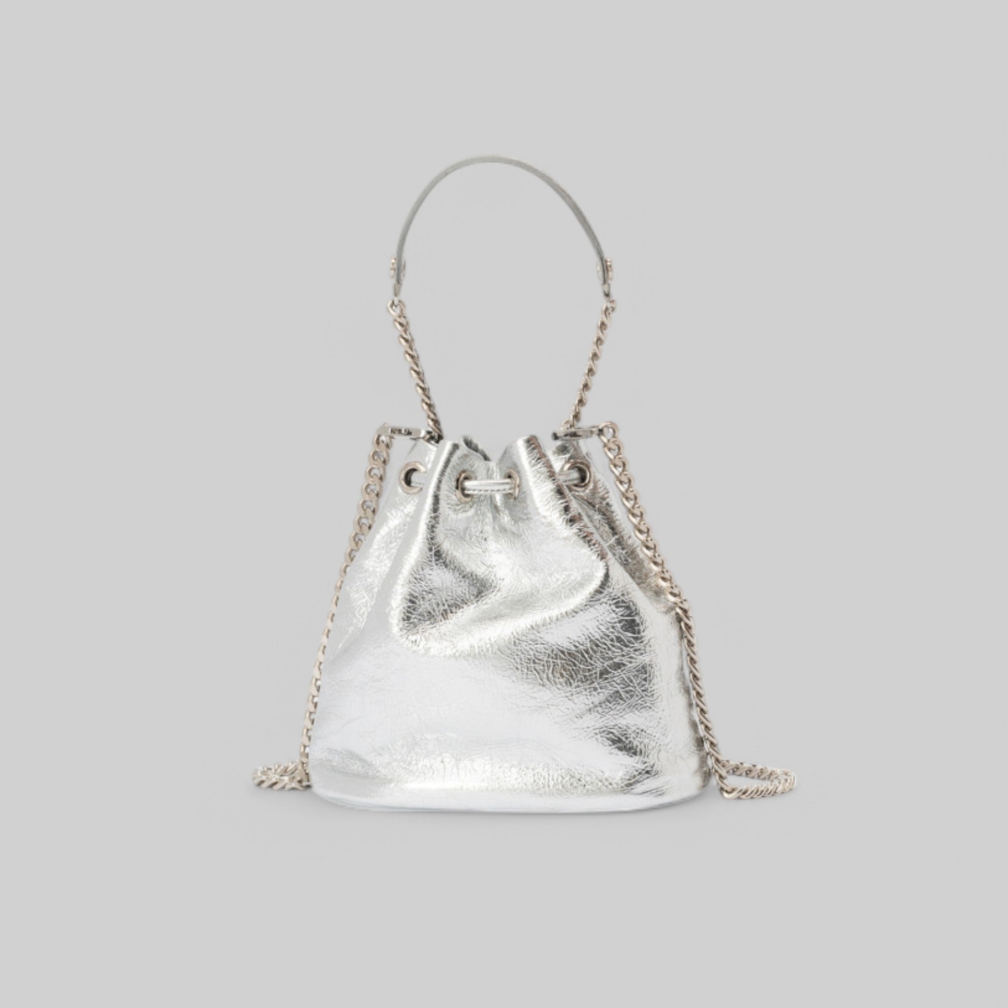 SD0186-MET BORSA NEST METAL COL.ARGENTO