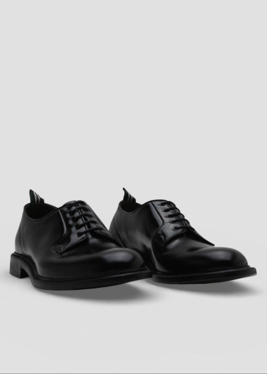 3029. STRINGATA UOMO IN PELLE NERA