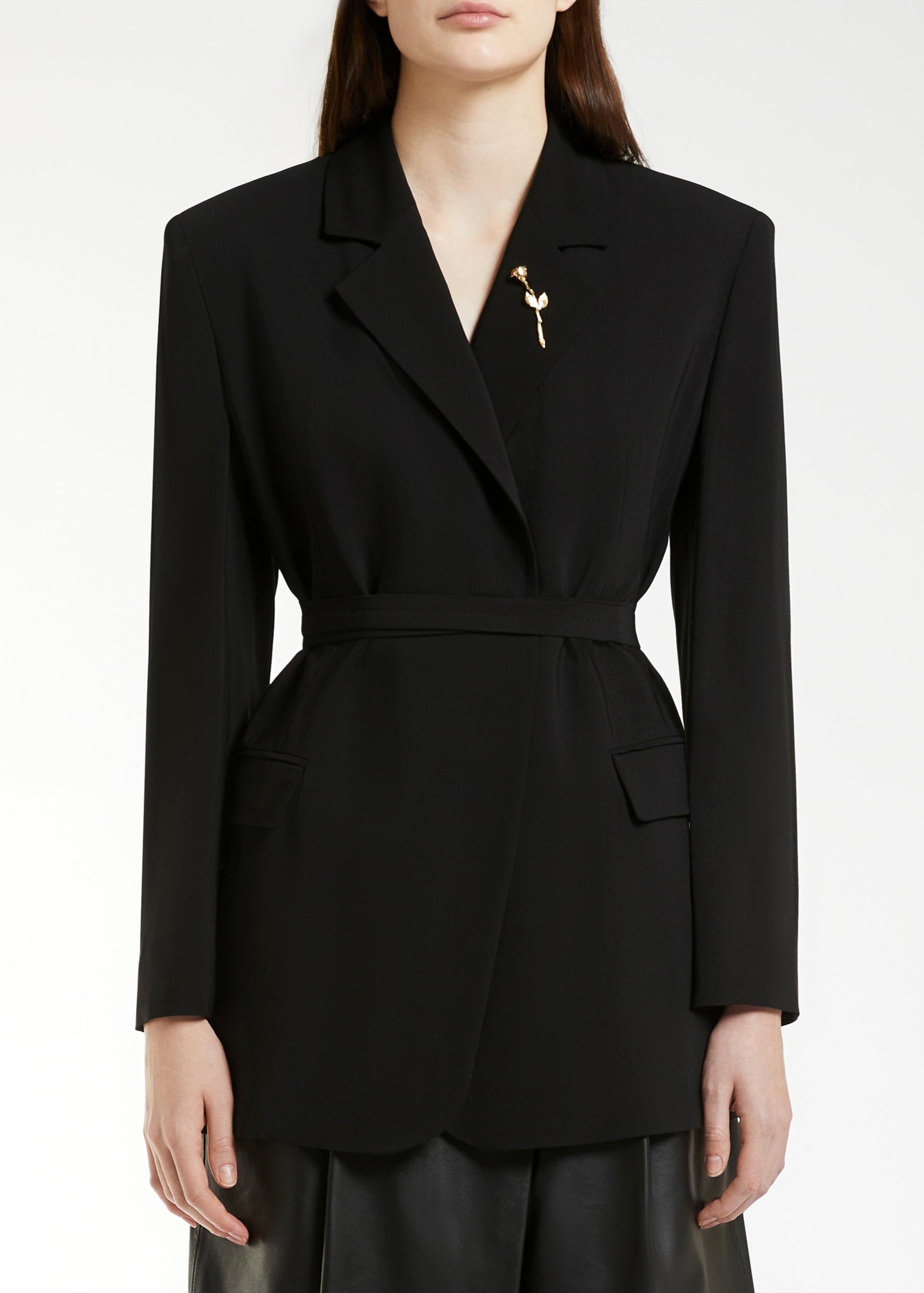 GIACCA CUTOUT NERO