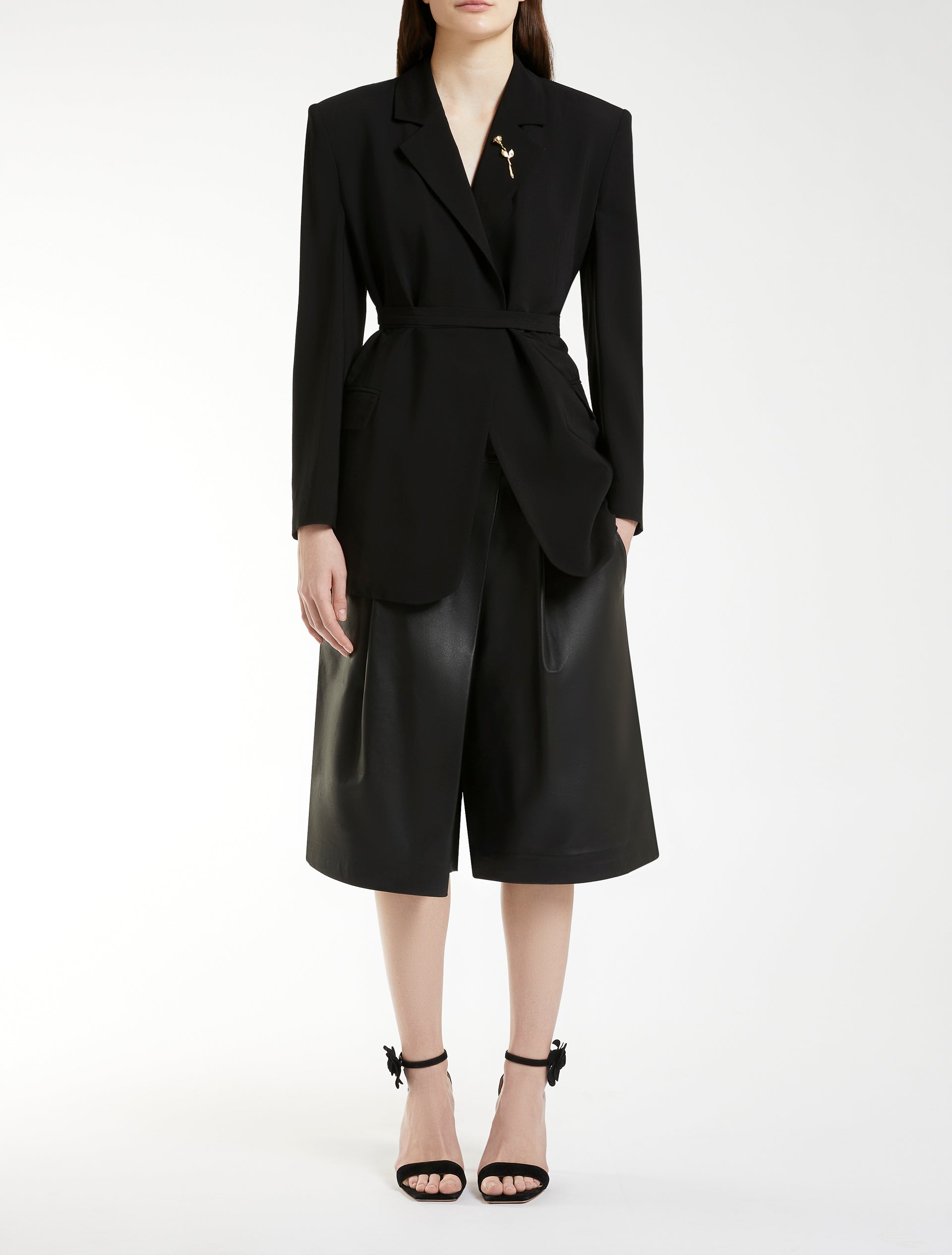 GIACCA CUTOUT NERO