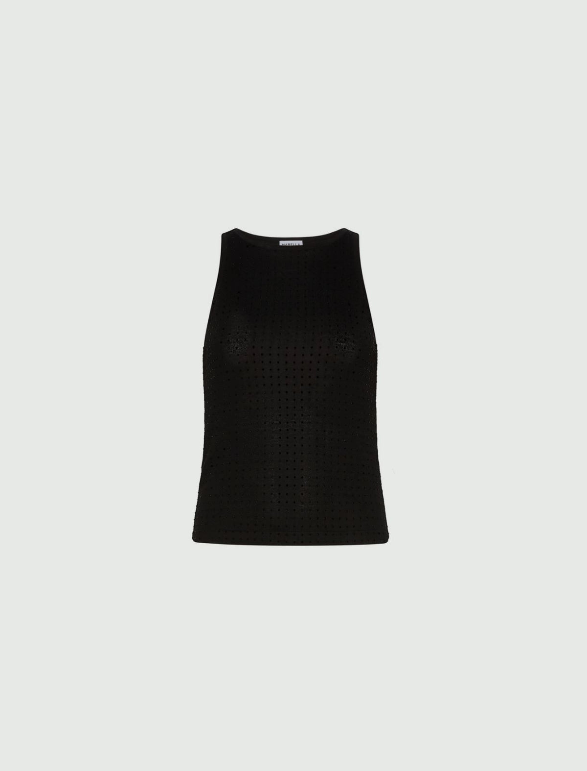 MLLBALDI Canotta in maglia di misto lana - NERO