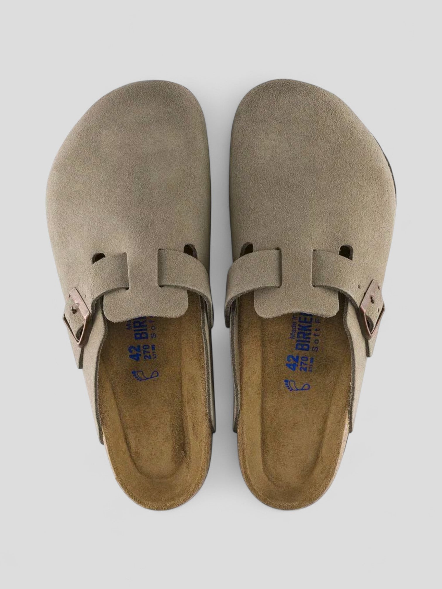AI/FW25-0560773 BOSTON SFB TAUPE SUEDE LEATHER