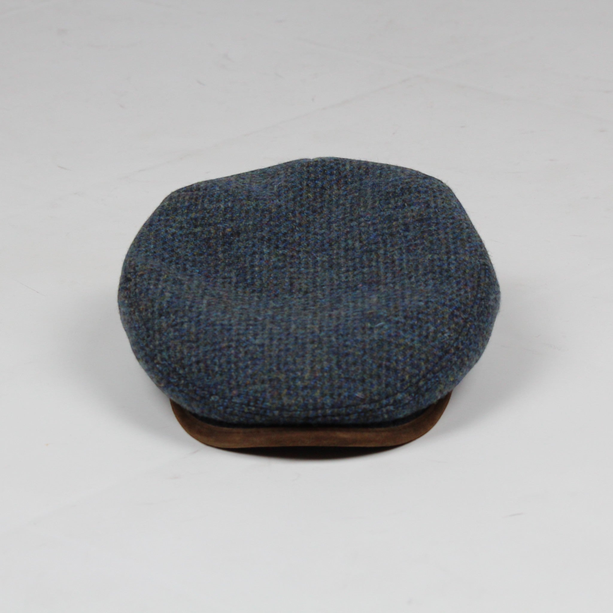 COPPOLA HATTERAS BLUE GREEN 25 WOOL HARRIS TWEED