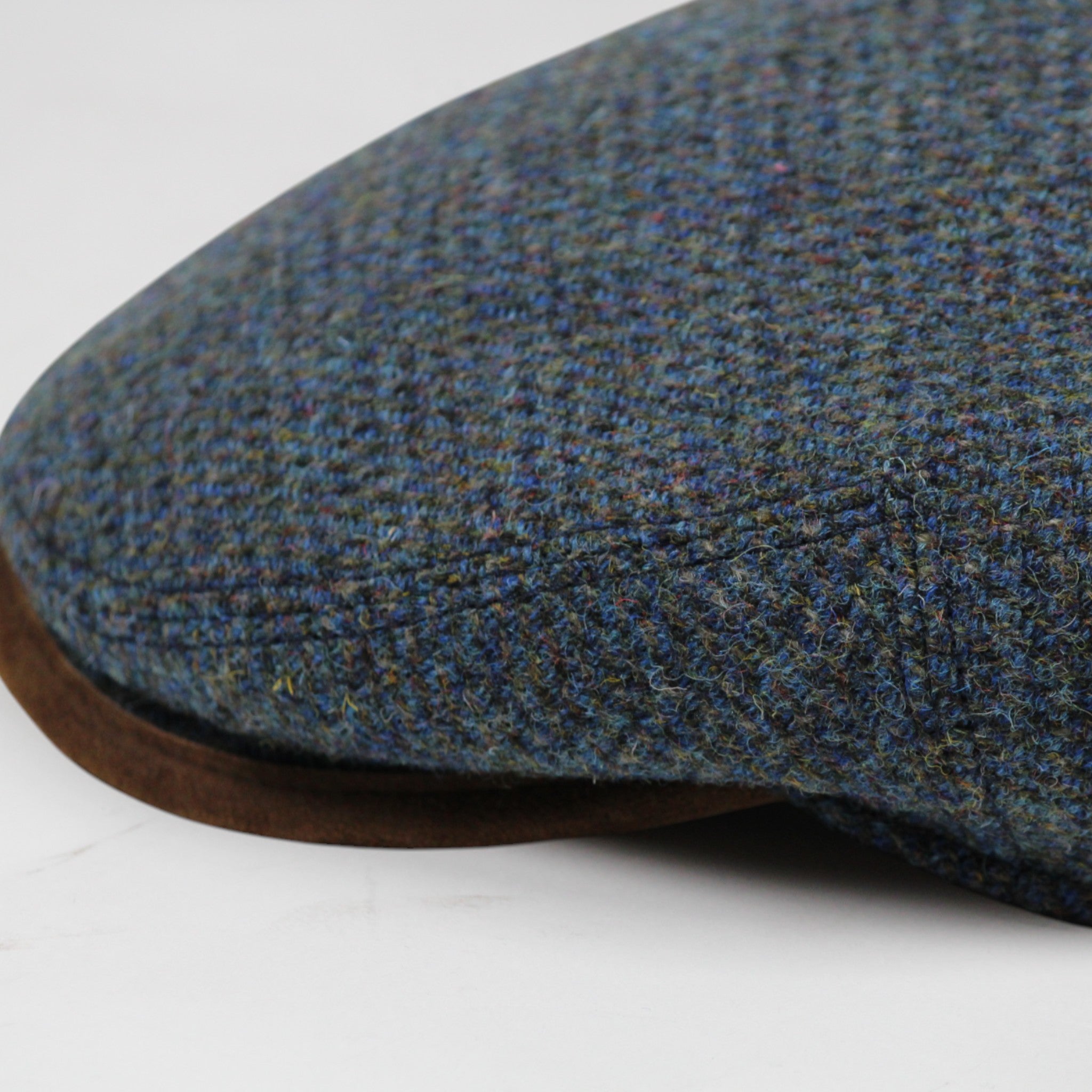 COPPOLA HATTERAS BLUE GREEN 25 WOOL HARRIS TWEED
