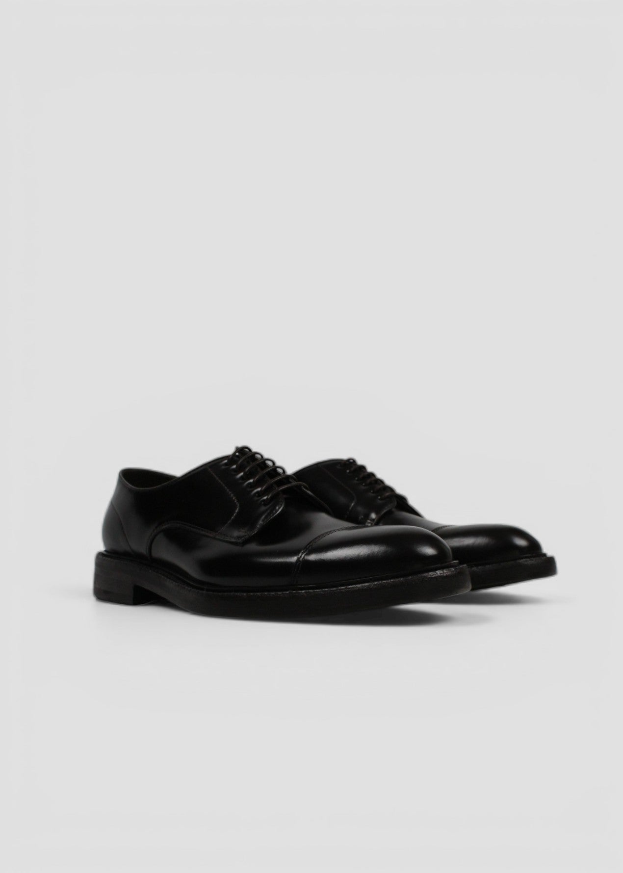 FW25-7084-PO97-V6013M, STRINGATA IN PELLE SPAZZOLATA TESTA DI MORO