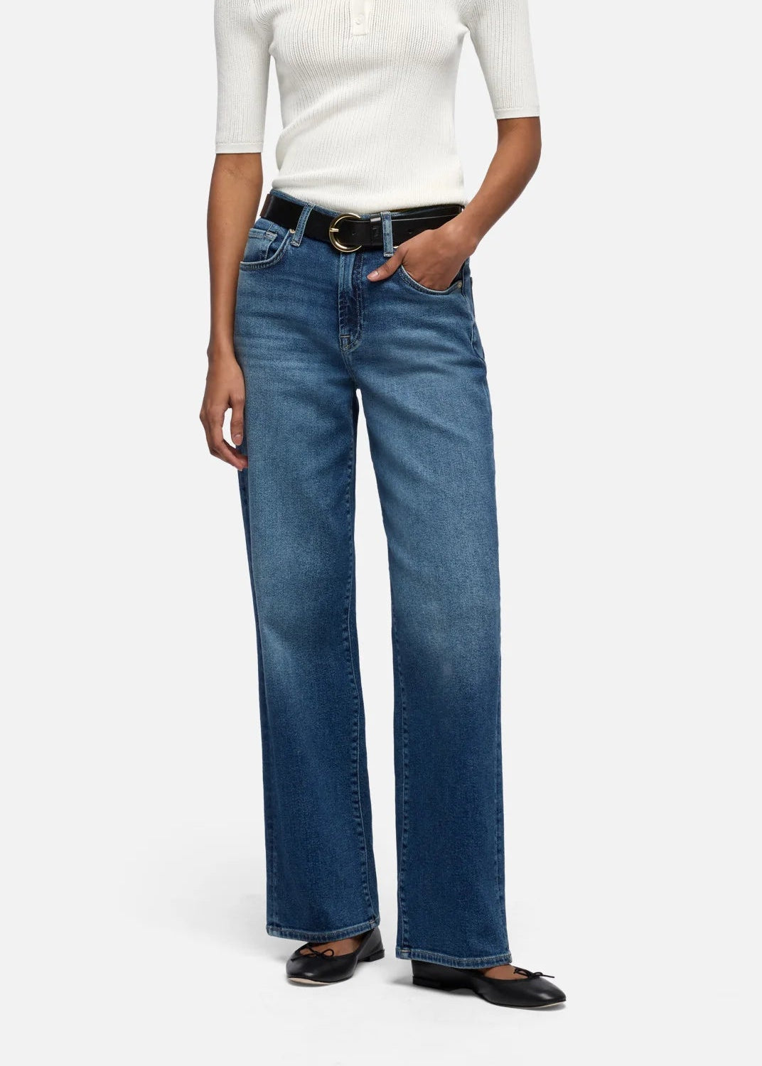 7U4N0120-U73NP JEANS STOVEPIPE STRAIGHT TIDE BREAK