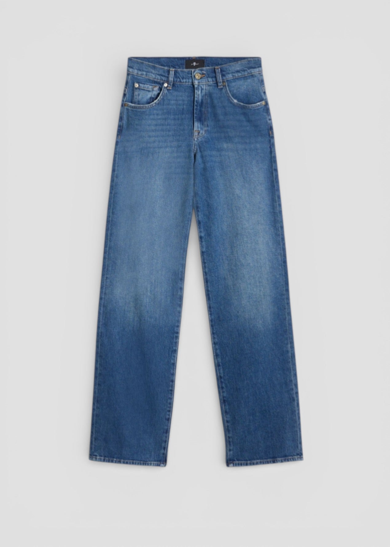 SS26-7U4N0C65-U7EP1 JEANS STOVEPIPE STRAIGHT EXPLORER COLORE DENIM MEDIO
