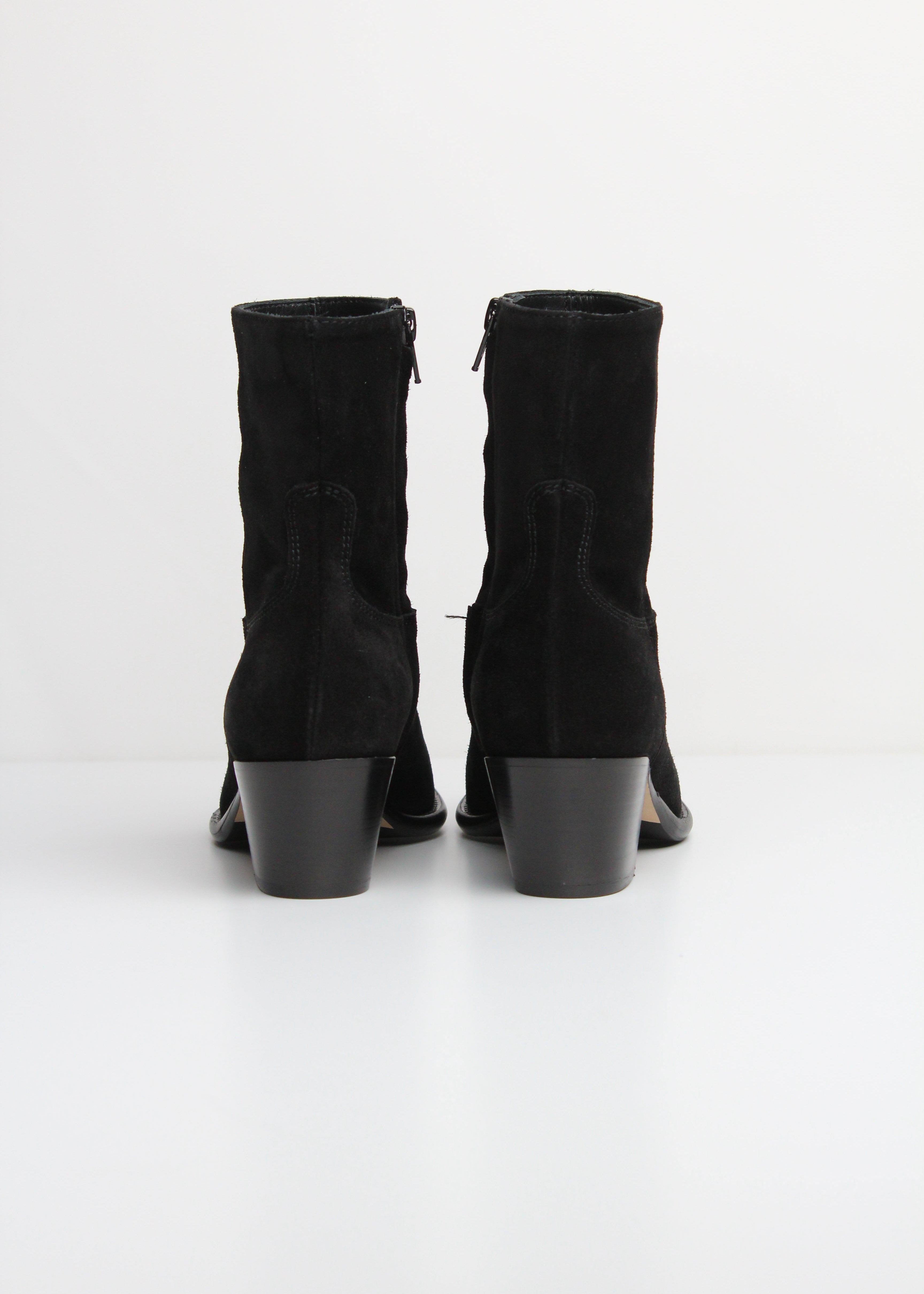 FW25 9476 STIVALETTO IN VELOUR NERO