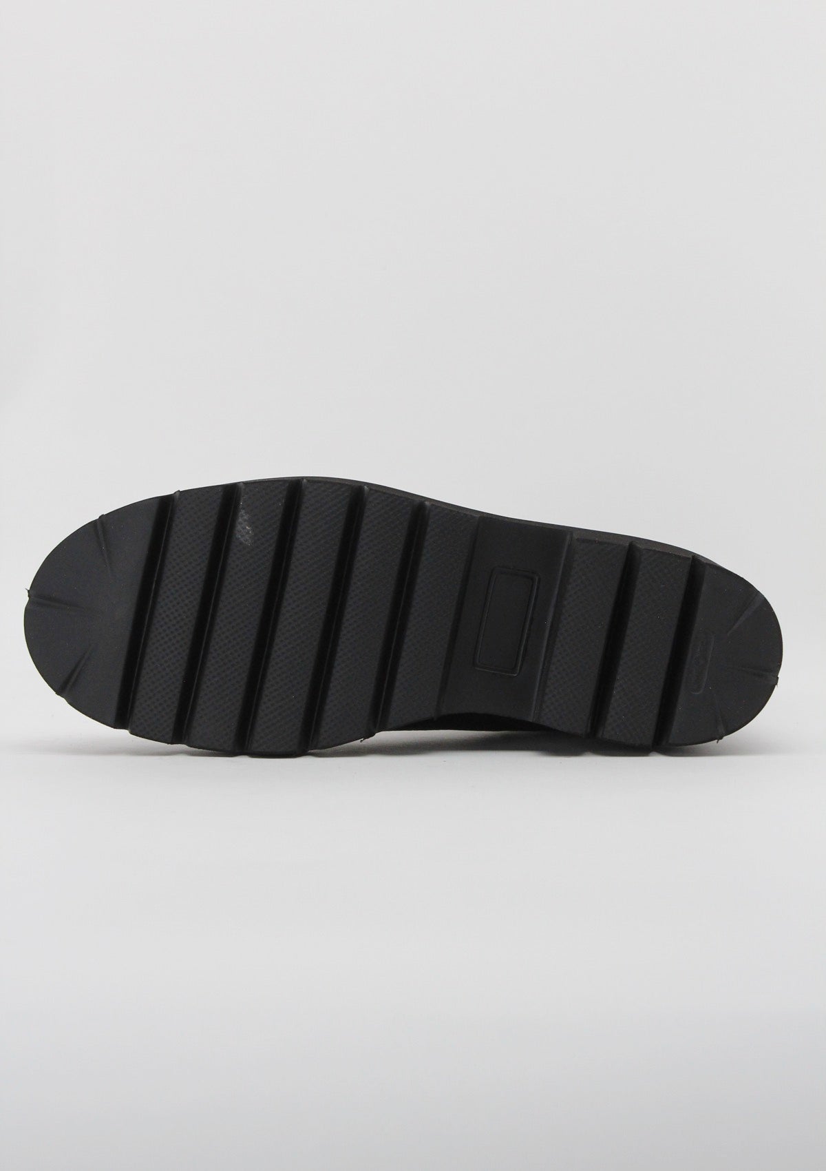 9715 Stivaletto Beatle Platform in Pelle Cervo Nero - Anna F.