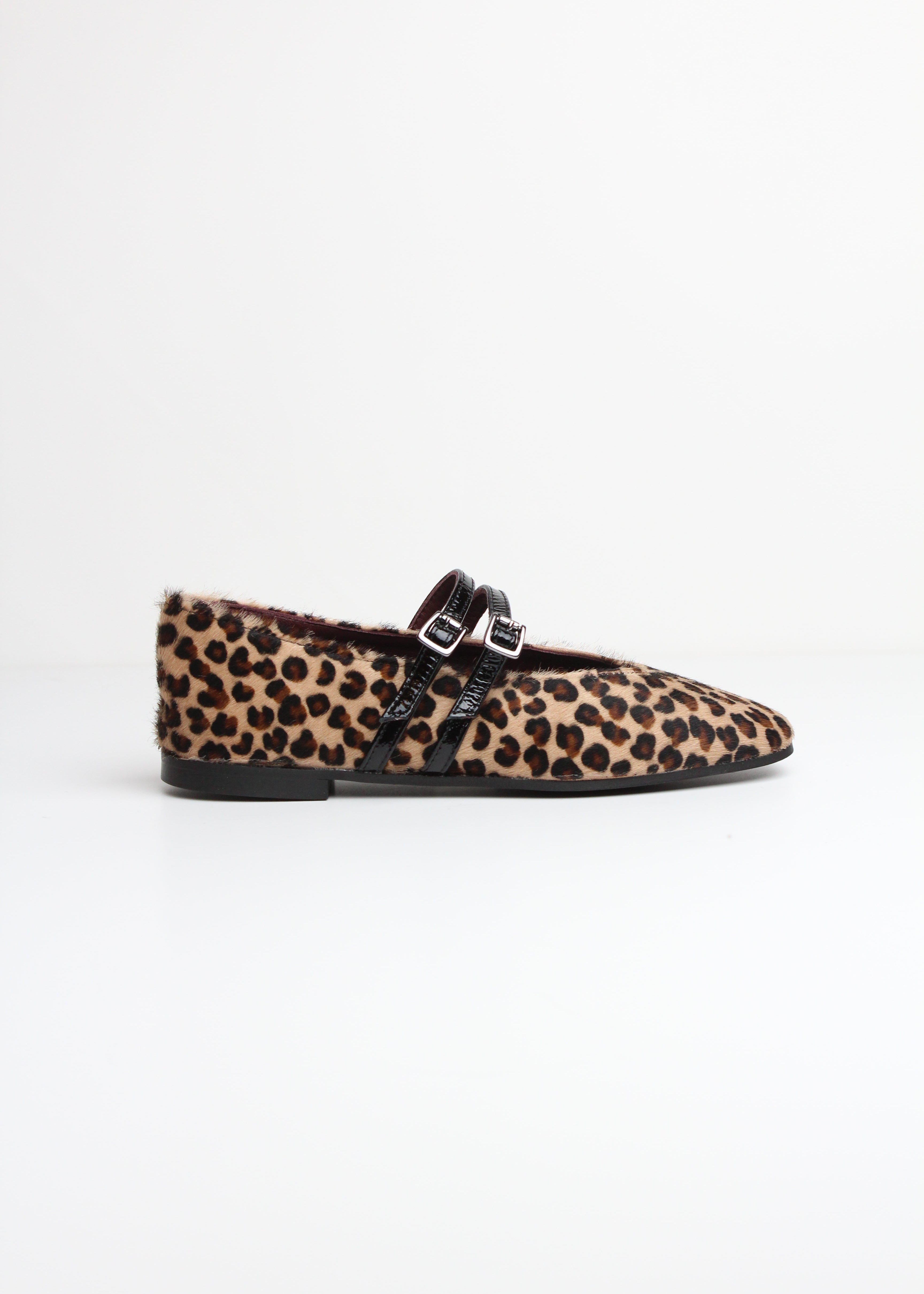 FW25-991 BALLERINA IN CAVALLINO CON DOPPIO CINTURINO – VERSILIA | MADE IN ITALY