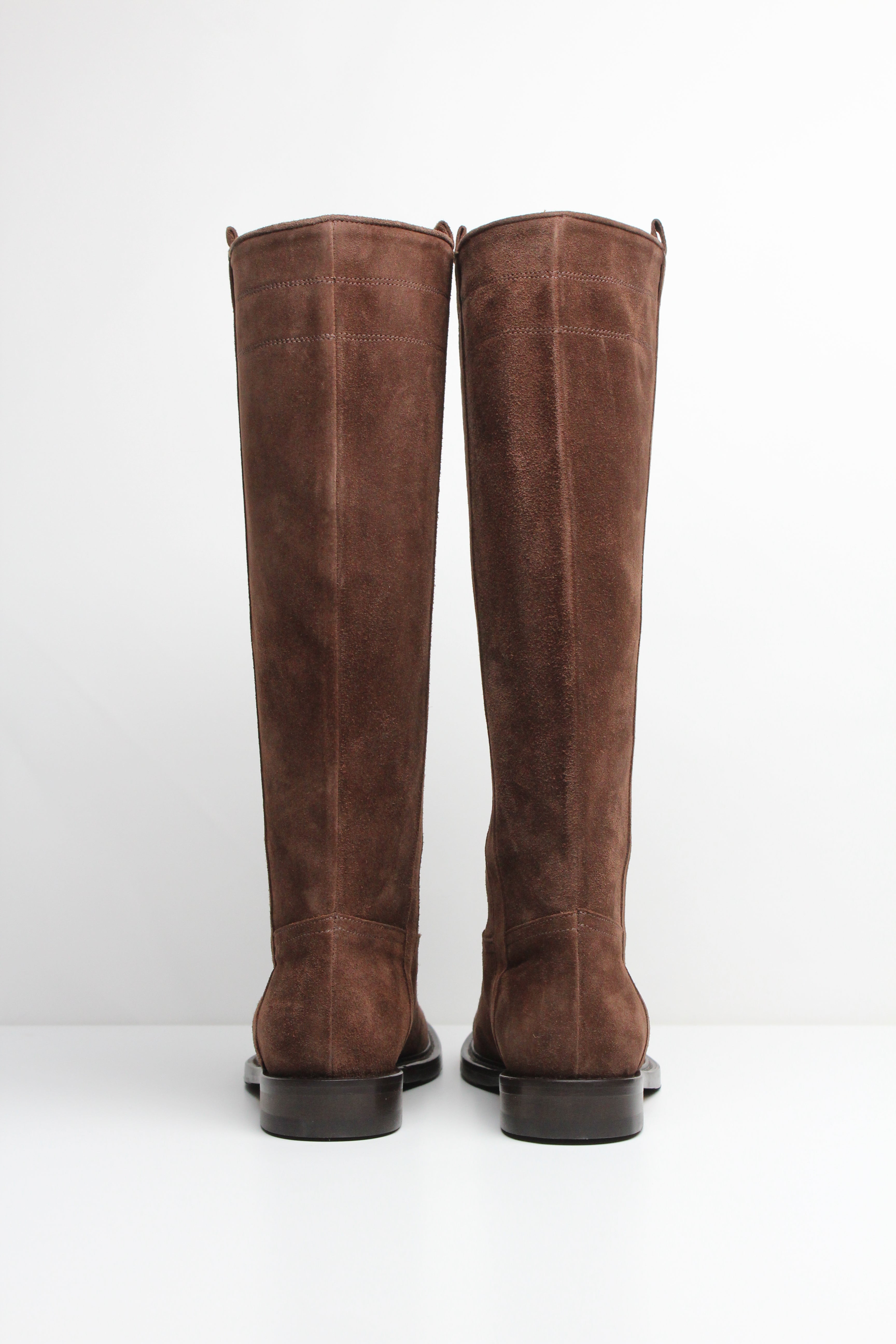 FWS25 9958 STIVALE IN CAMOSCIO COLOR CAFFÈ