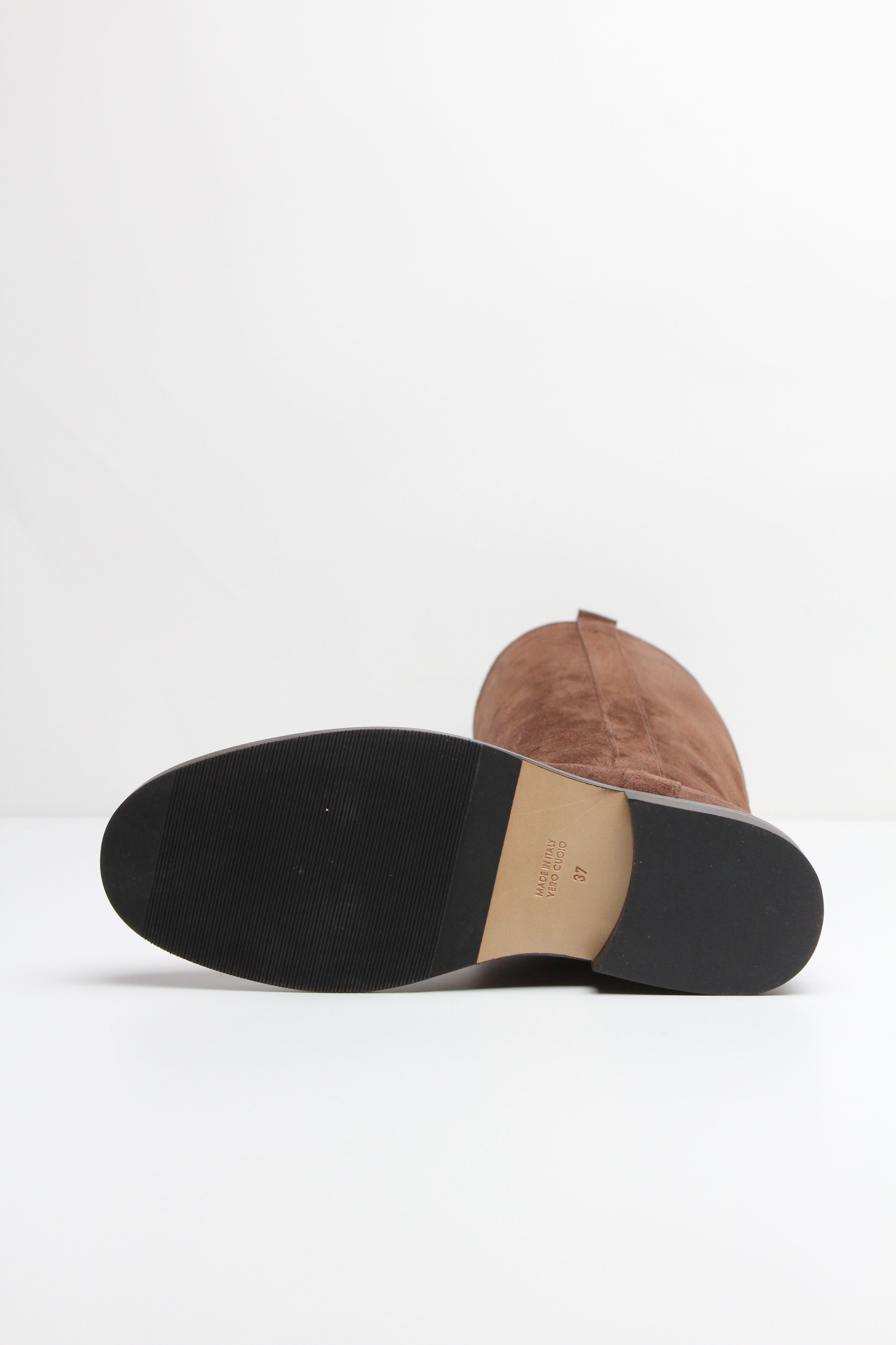 FWS25 9958 STIVALE IN CAMOSCIO COLOR CAFFÈ