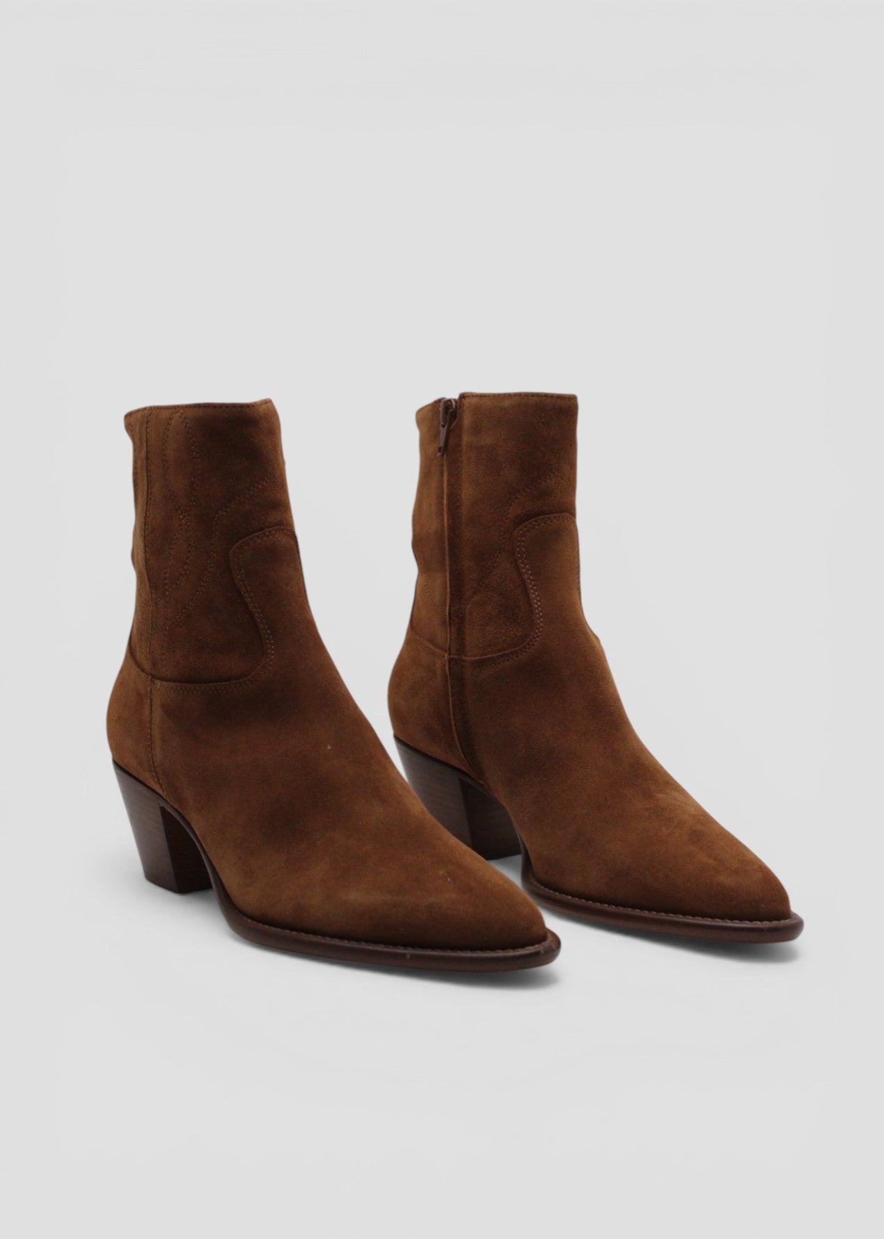 SS26-9966 TRONCHETTO IN VELOUR BRUCIATO