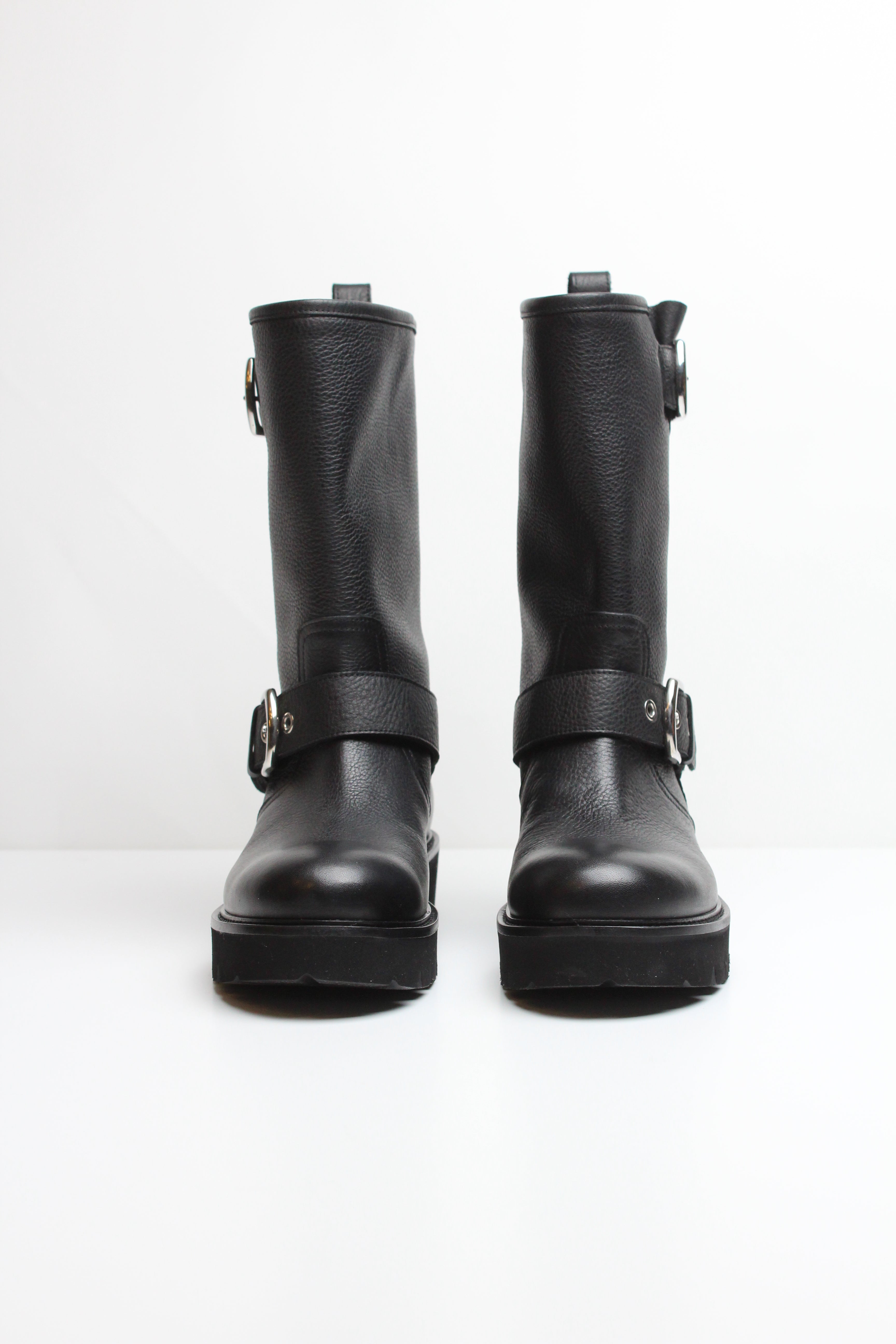 FWS25 9976 STIVALETTO IN CERVO NERO