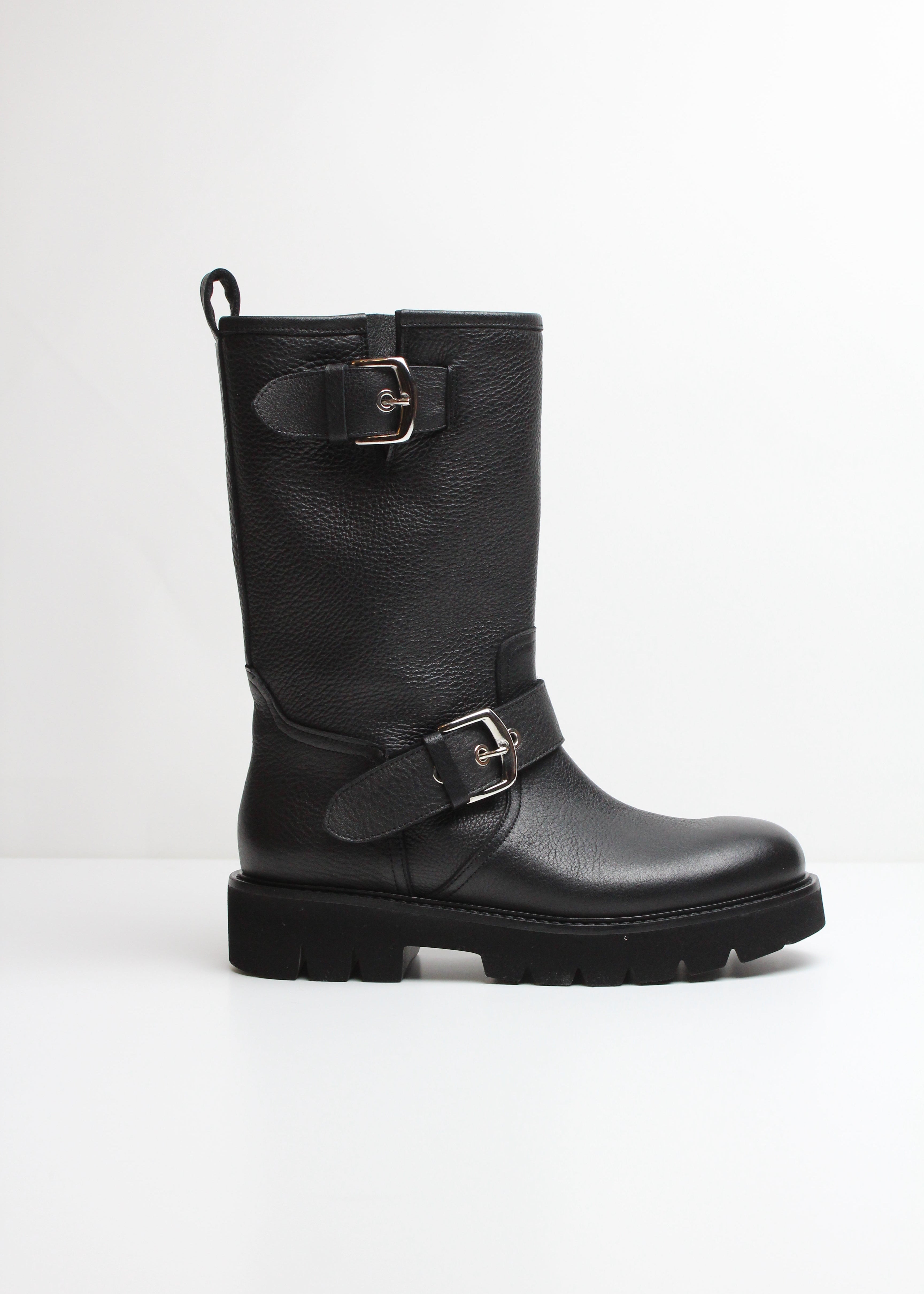 FWS25 9976 STIVALETTO IN CERVO NERO