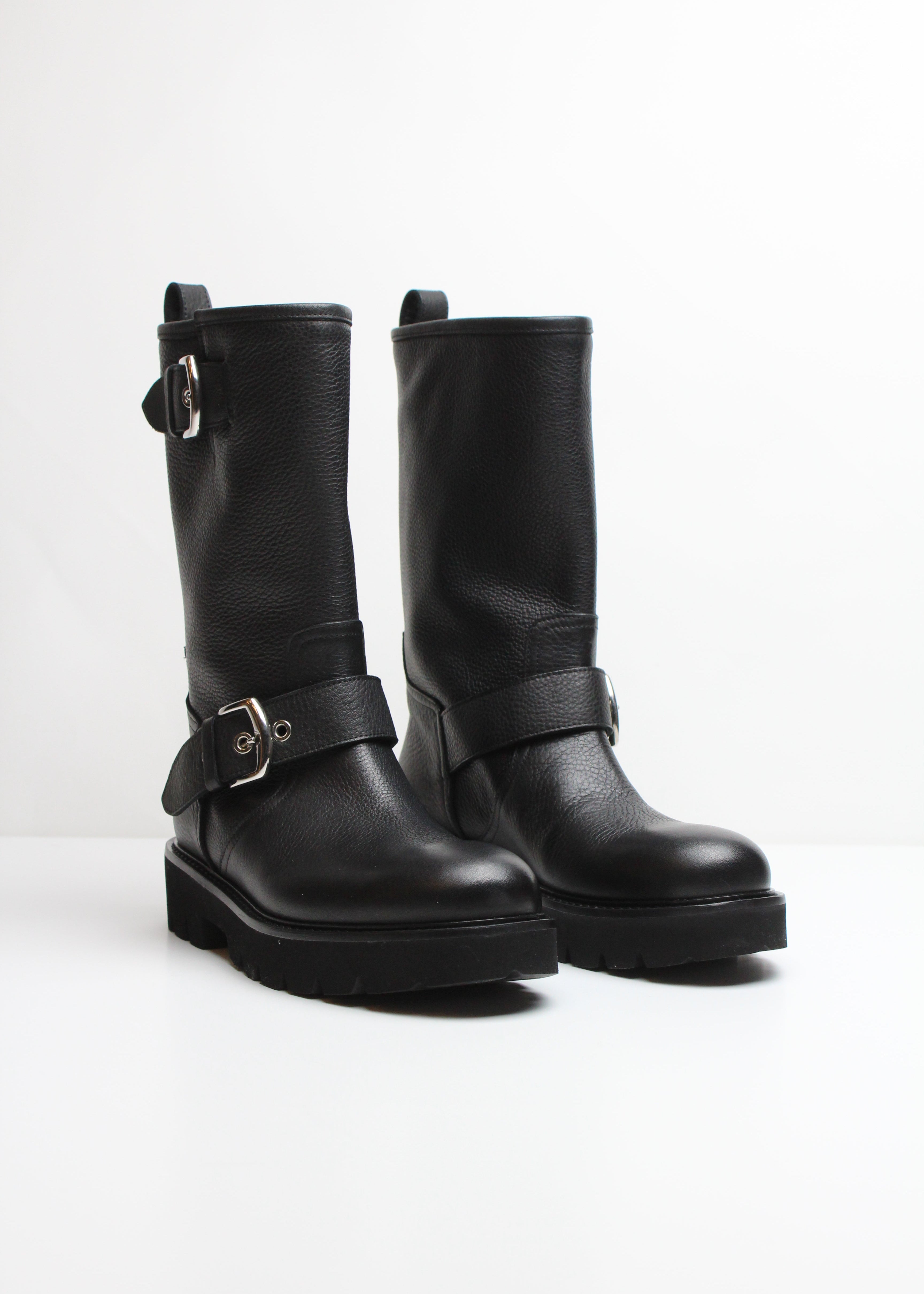 FWS25 9976 STIVALETTO IN CERVO NERO