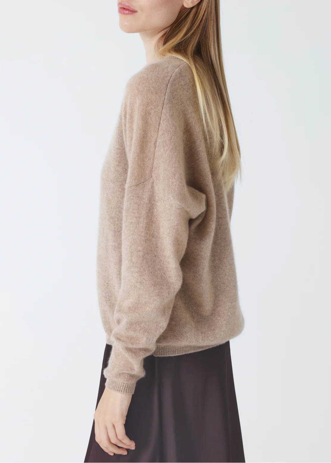 FW25-ACF202026C MAGLIA ALICIA COLORE CHESTNUT