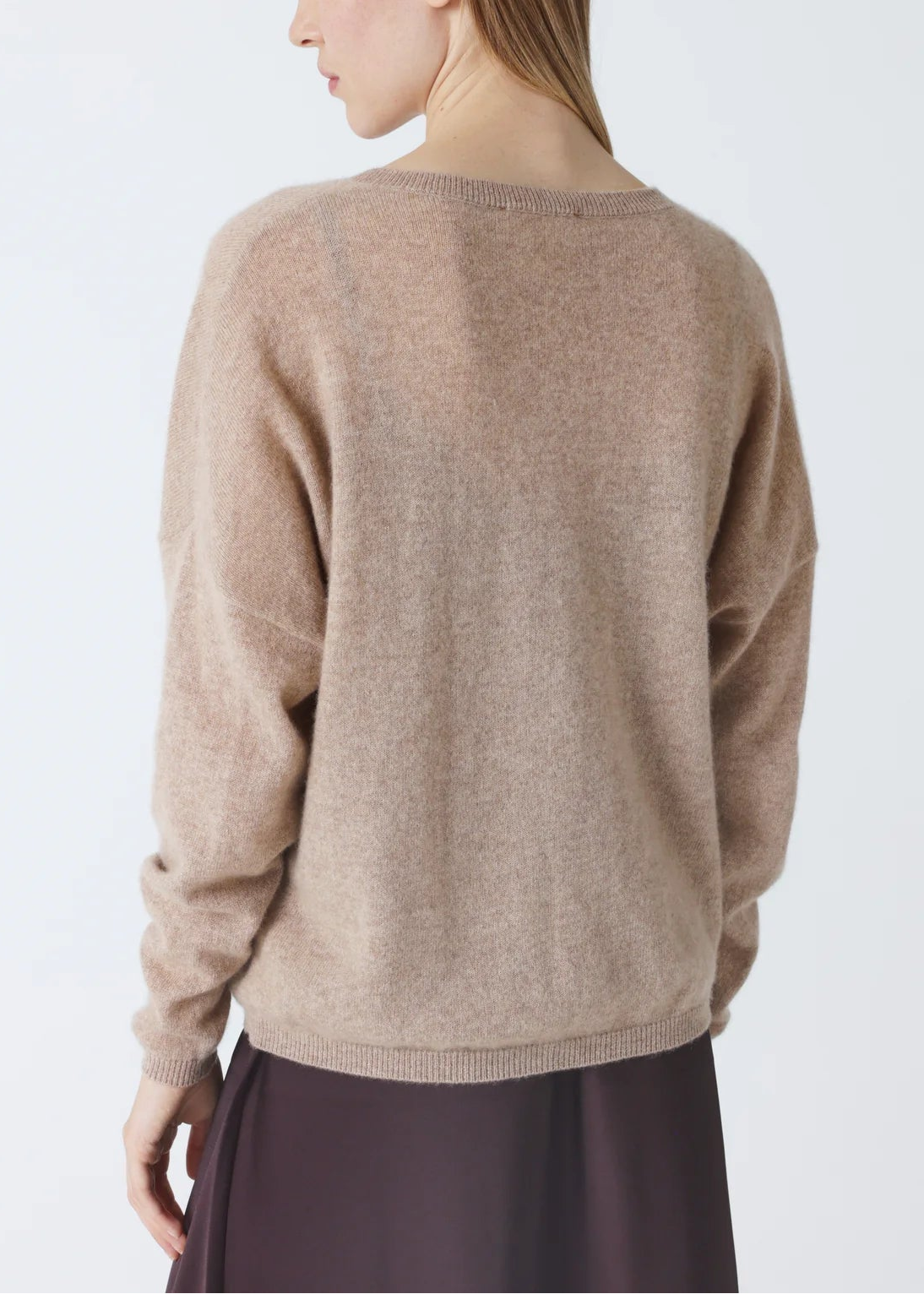 FW25-ACF202026C MAGLIA ALICIA COLORE CHESTNUT