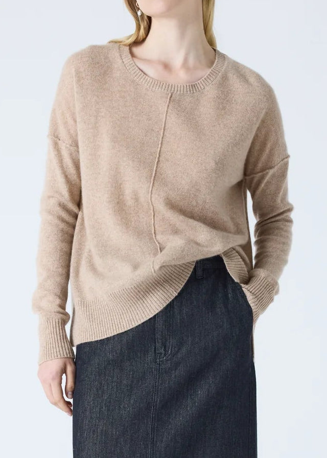 FW25-ACF202028C MAGLIA KENZA COLORE CHESTNUT