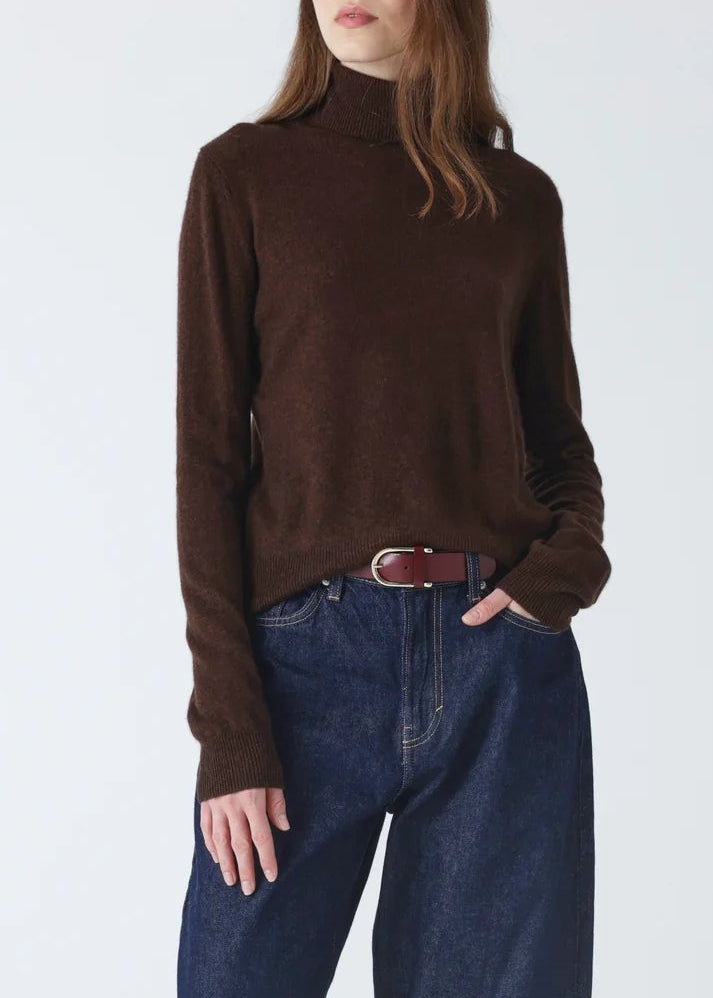 FW25-ACF202037C THEMYS MAGLIONE DOLCEVITA IN 100% CASHMERE DA DONNA COLORE T.MORO