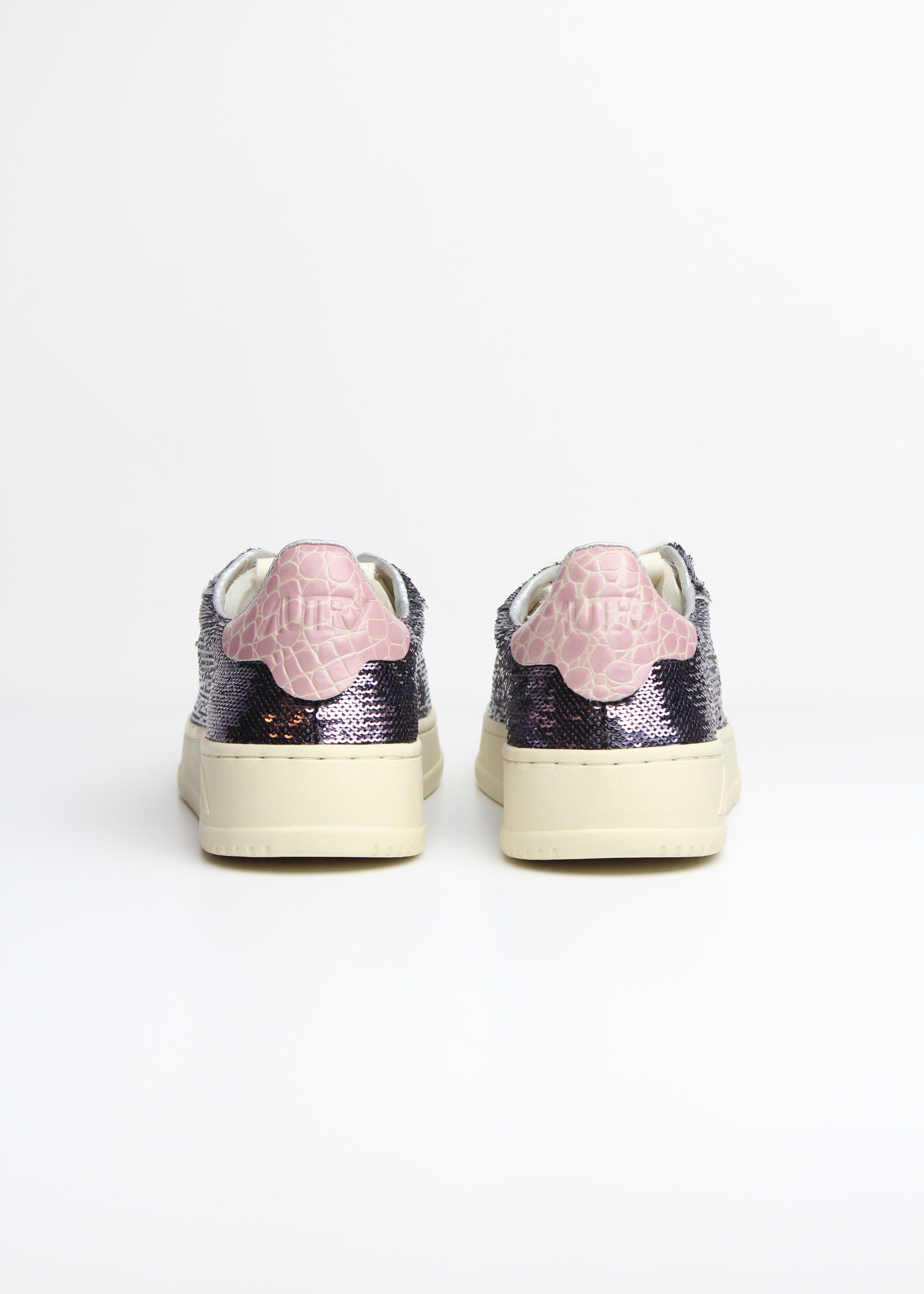 FW25 ADLW-TI02 SNEAKERS DALLAS PAILLET/CRO GUN/PINK