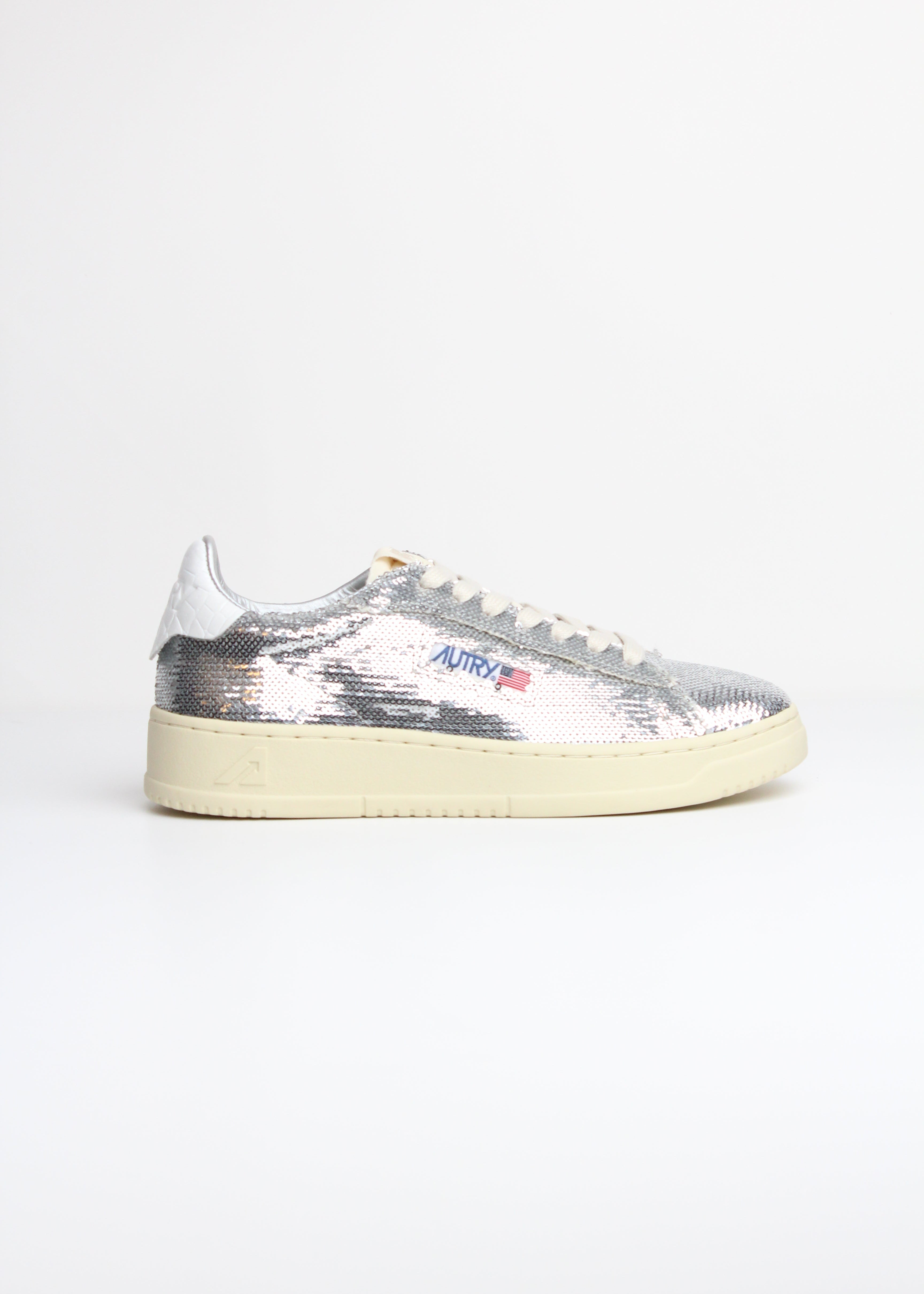 FW25 ADLW-TI05 SNEAKERS DALLAS PAILLET/CRO SILVER/WHT