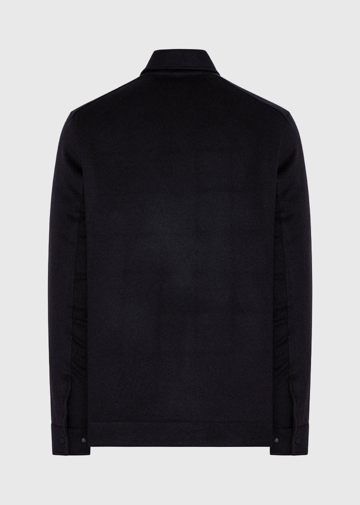 FW25-AMLET-PRATO SHIRT JACKET COLORE MARRONE EBANO