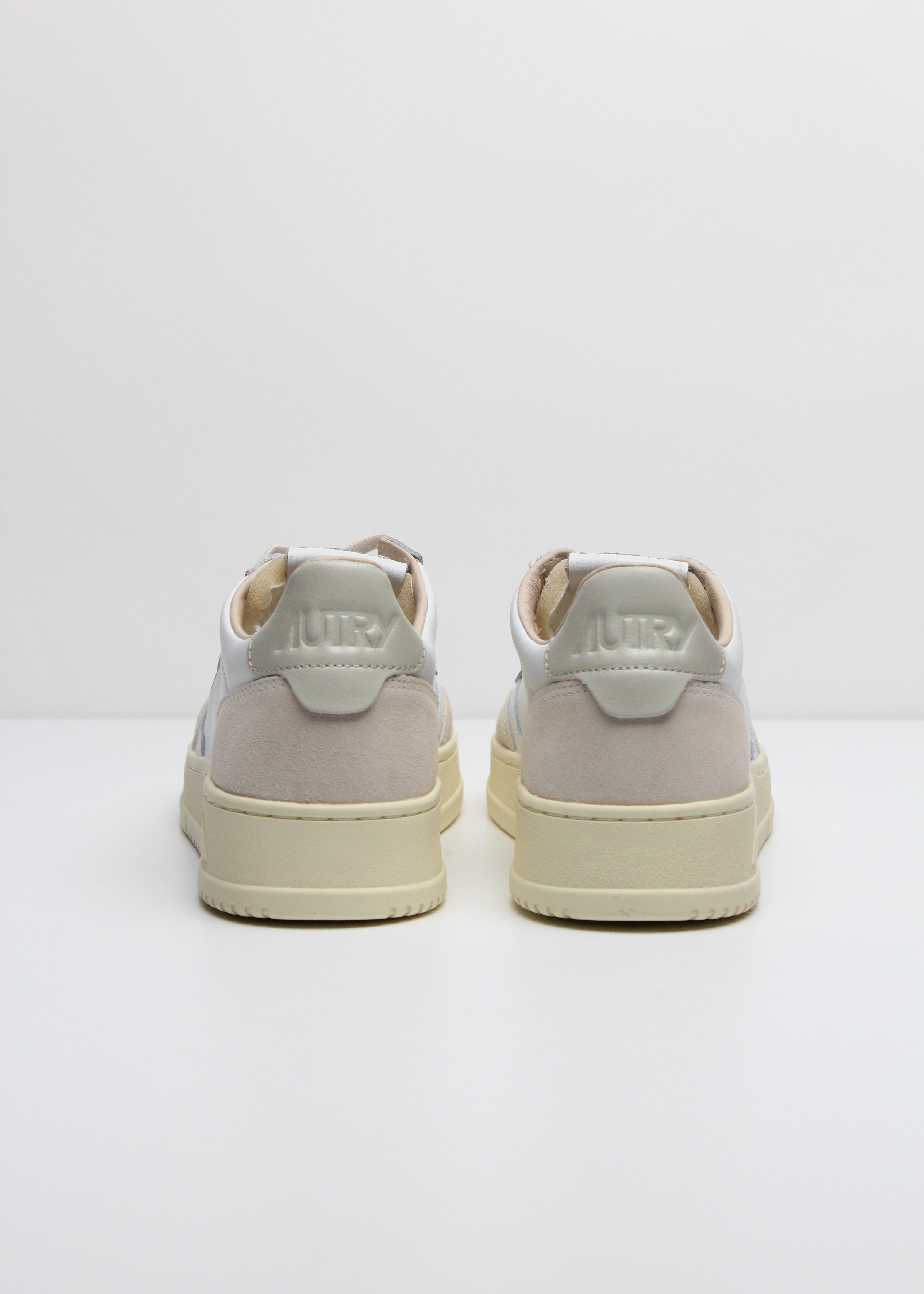 AULM-LS14 SNEAKERS MEDALIST LEATHER/SUEDE WHITE/PELICAN