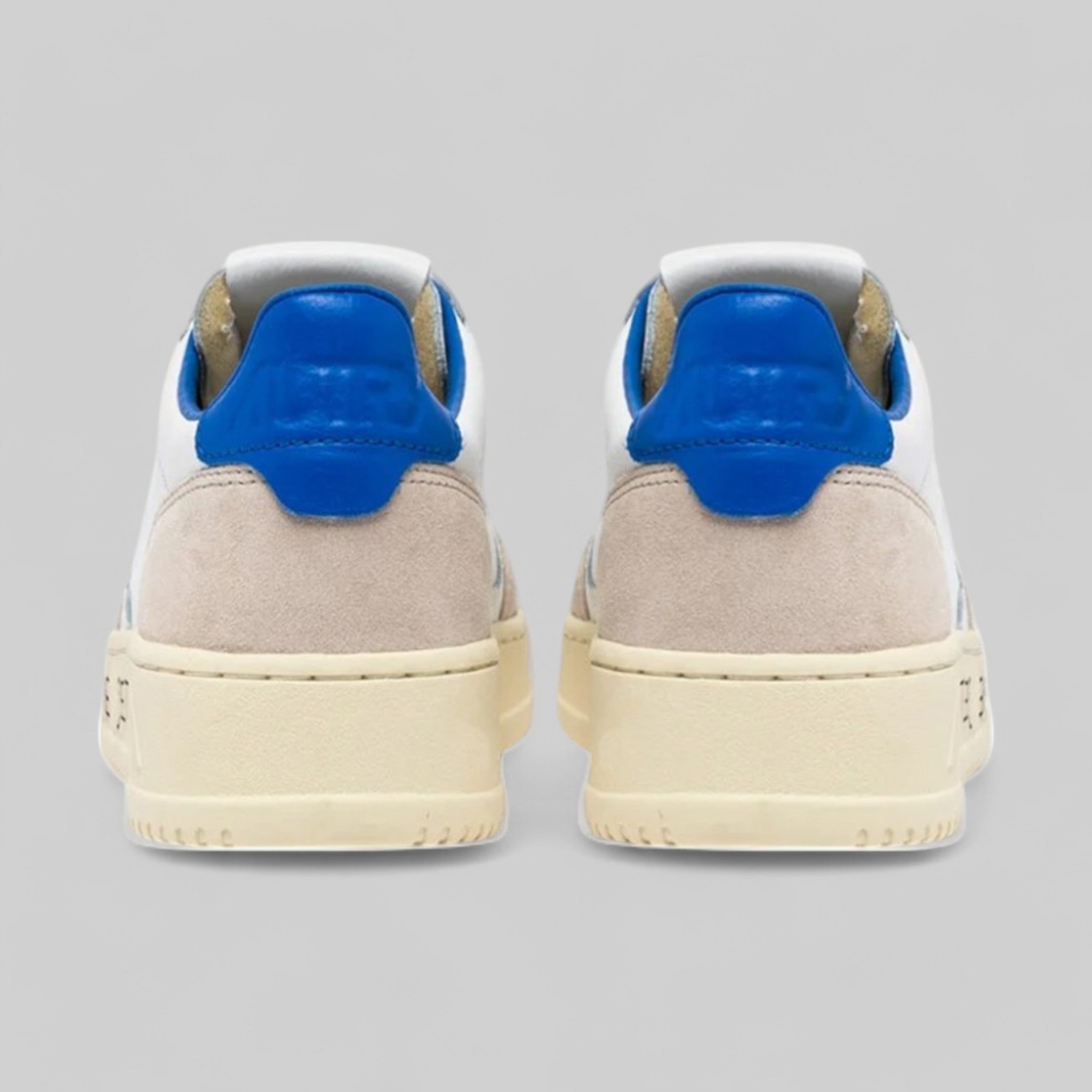 SNEAKERS AULW-MA06 MEDALIST LOW IN MATCH/SUEDE WHT/PLBLUE