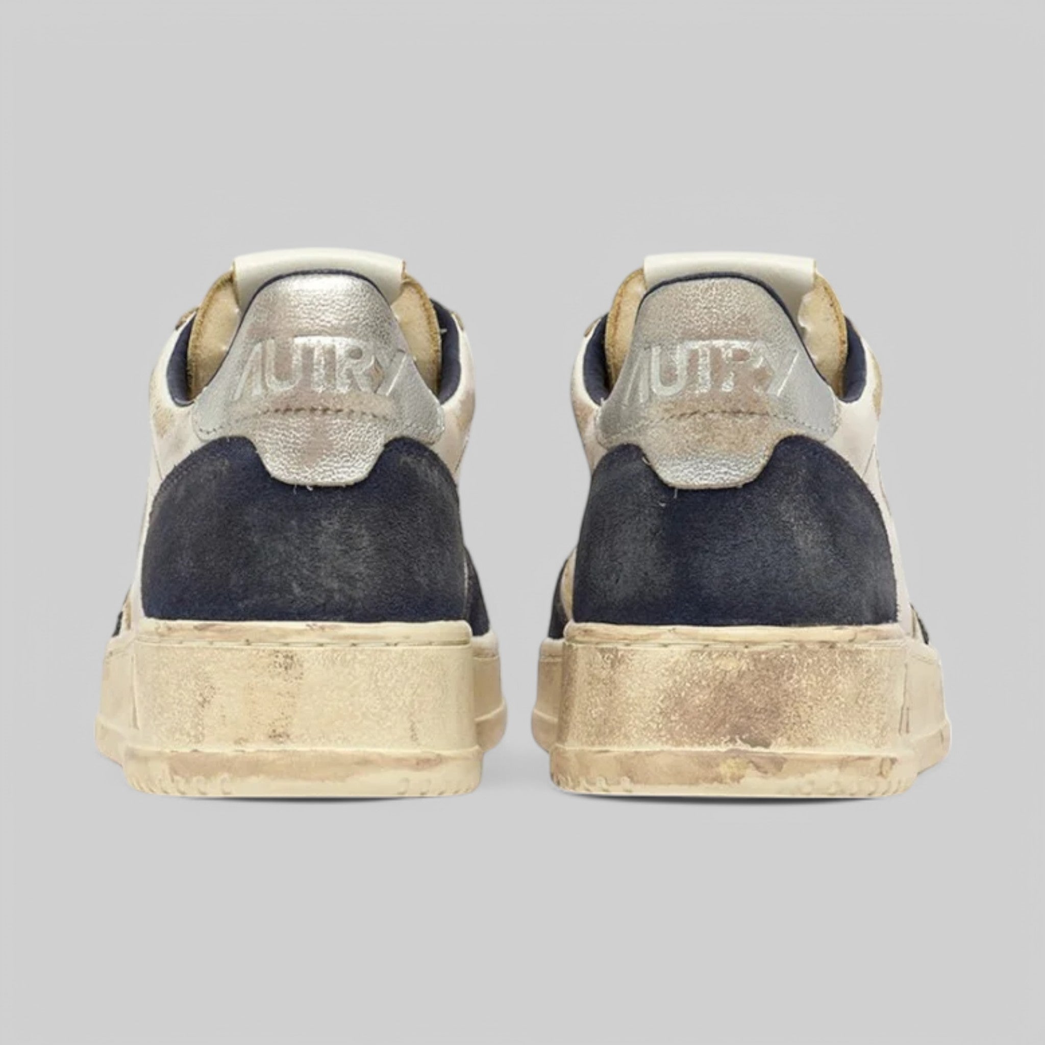SNEAKERS AVLM-LS07 SUPER VINTAGE LOW LEAT/SUEDE SPBLUE/SILV